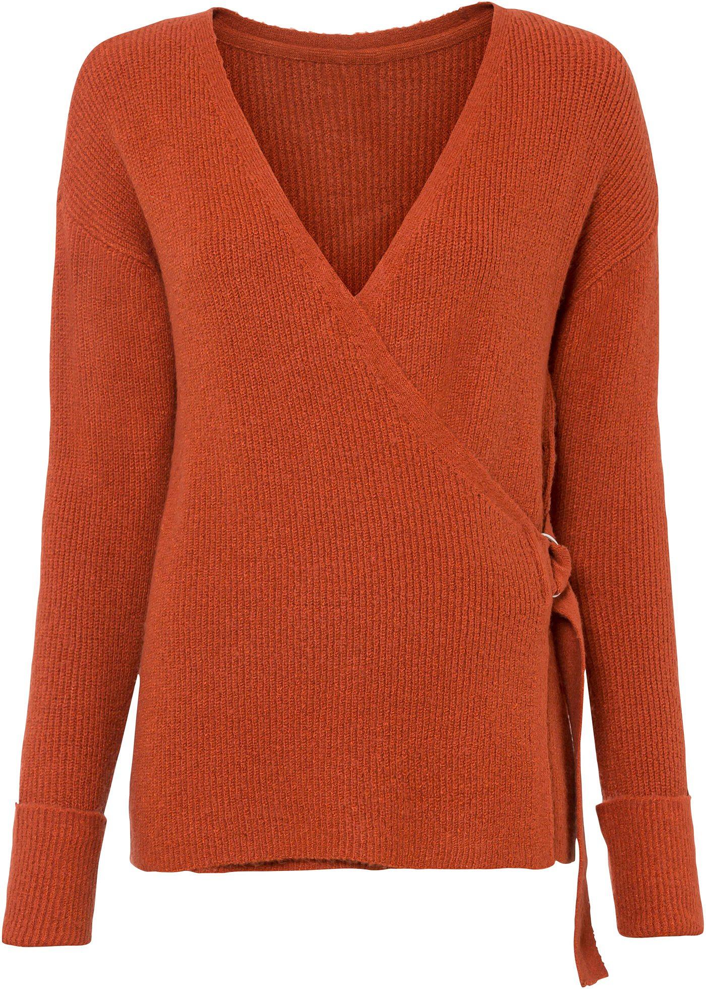 Gilet en maille cache-cœur