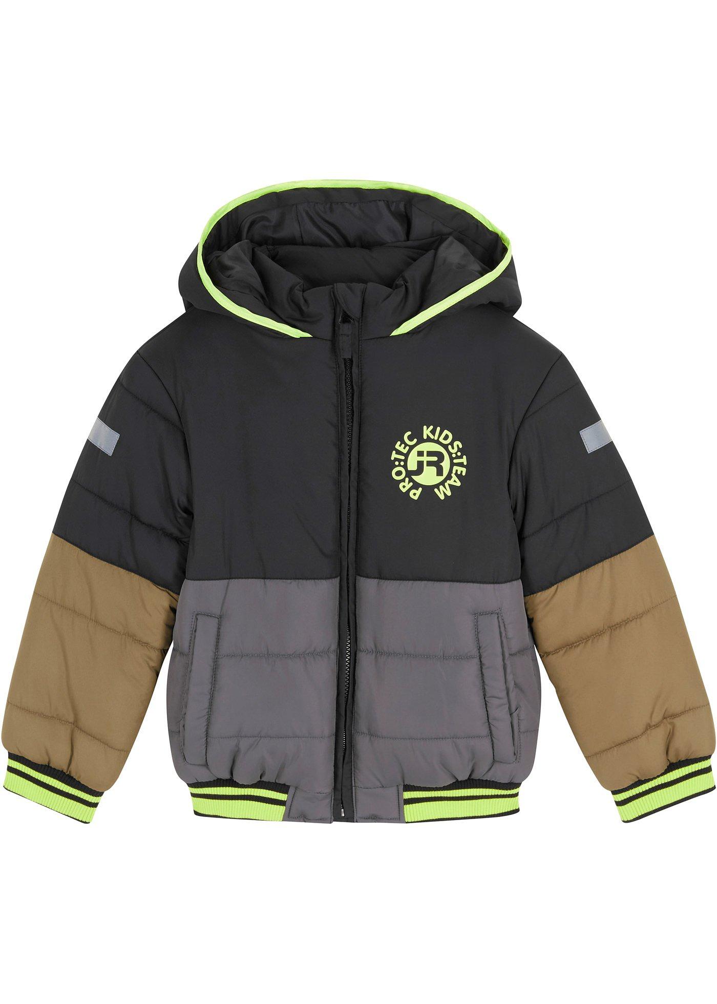 Veste d'hiver enfant avec capuche, rembourrée