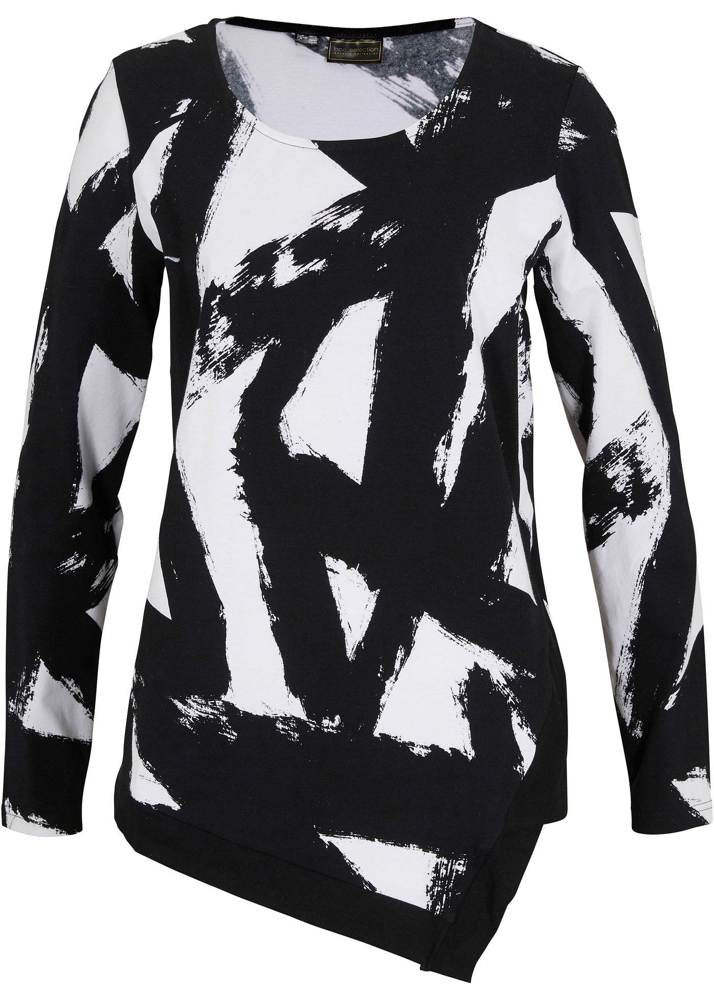 T-shirt long asymétrique