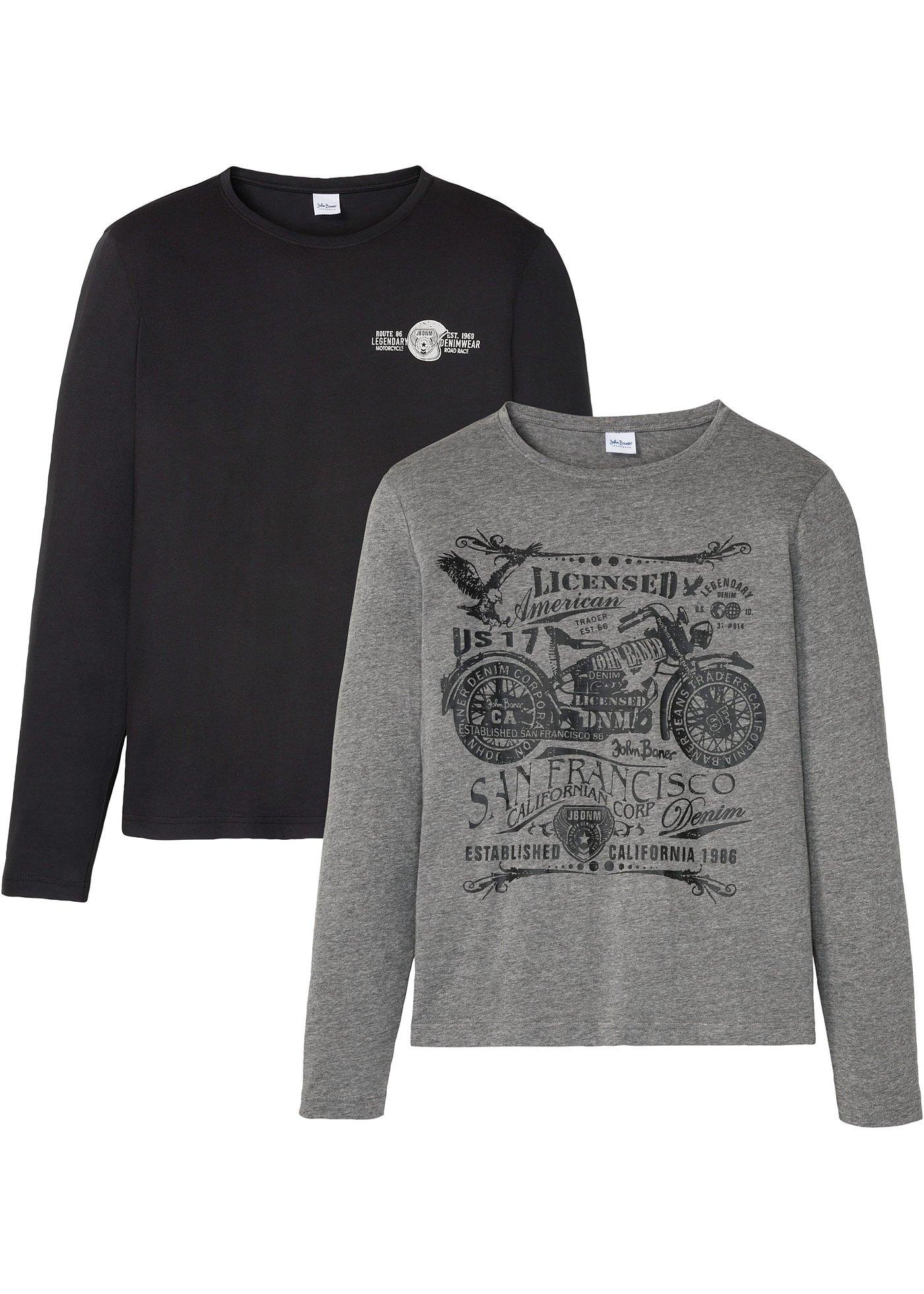 Lot de 2 T-shirts manches longues