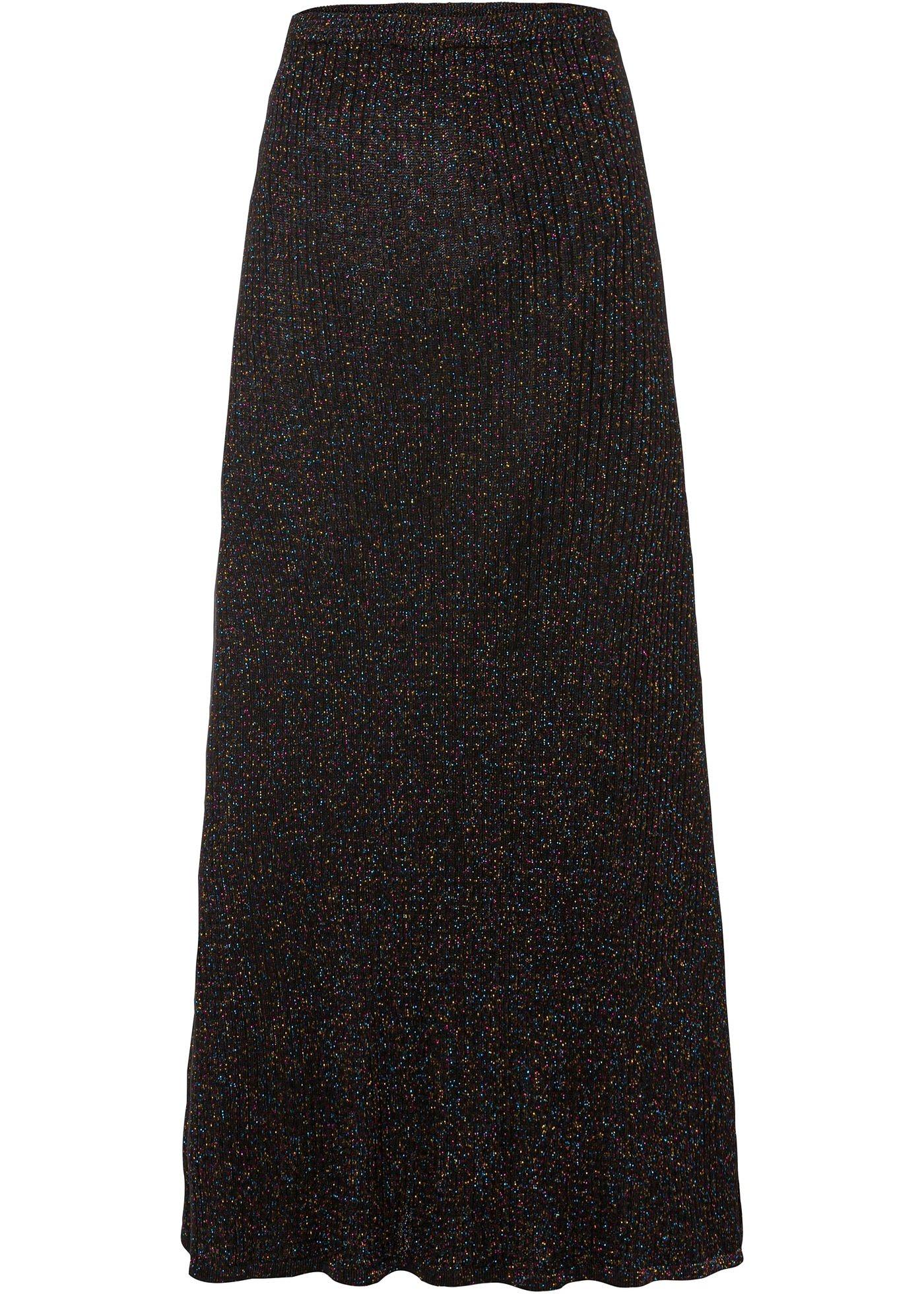 Jupe en maille avec effet brillant