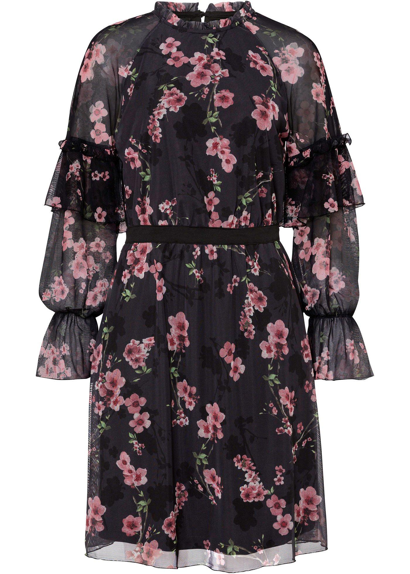 Robe en mesh imprimée