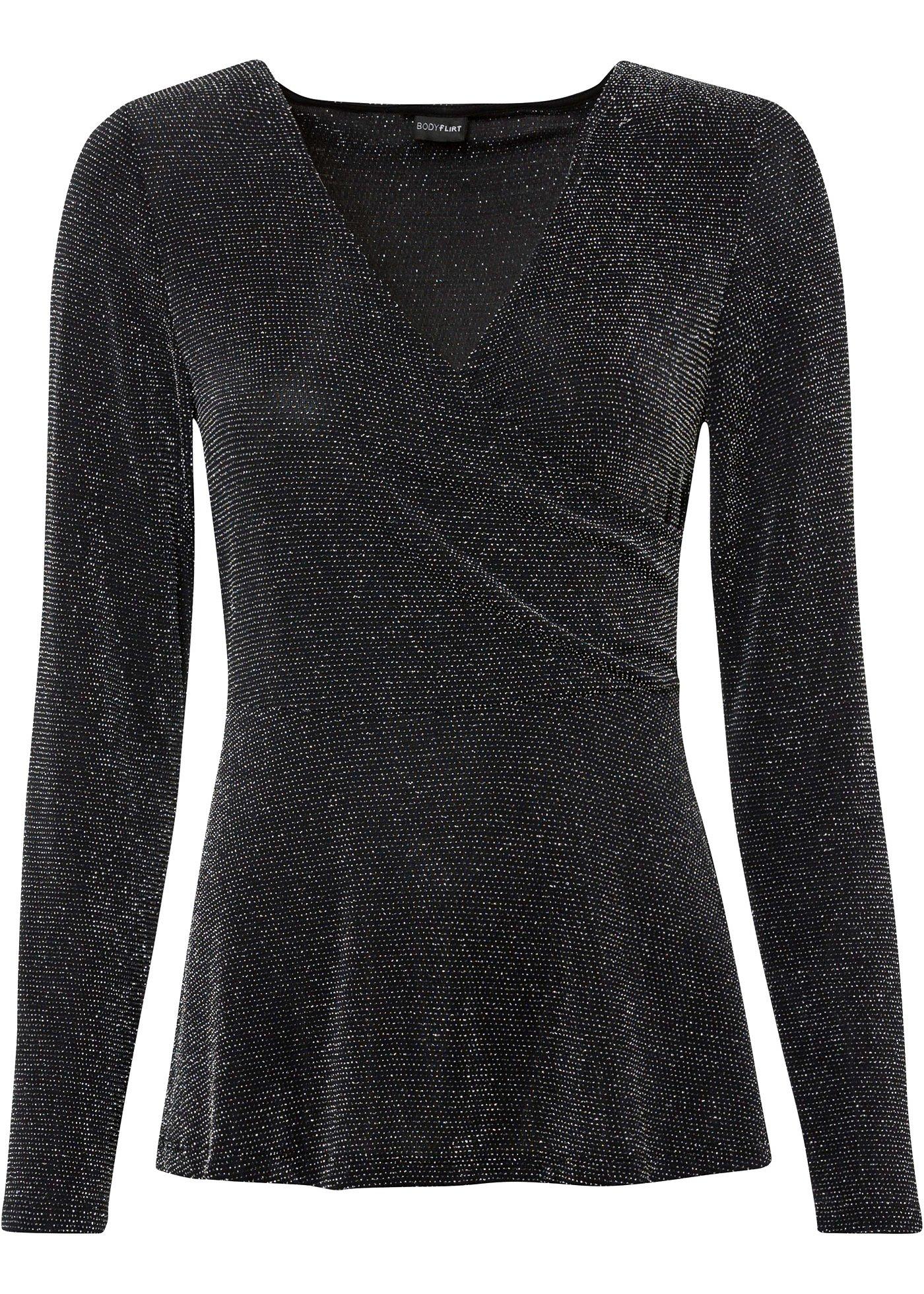 T-shirt manches longues scintillant
