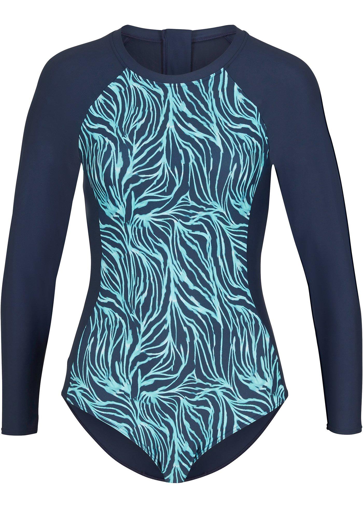 Maillot 1 pièce manches longues séchage rapide