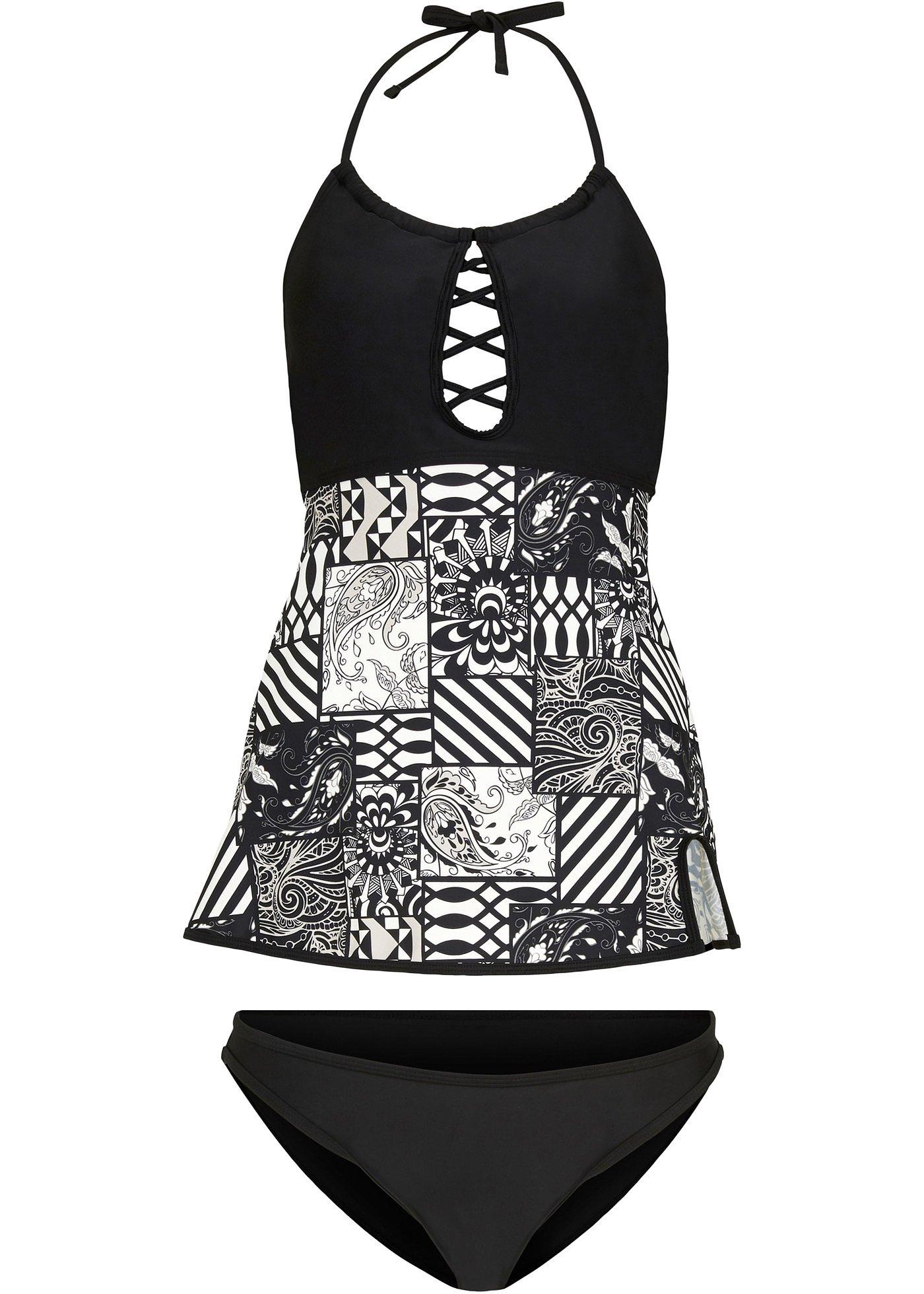 Tankini long durable (Ens. 2 pces.)