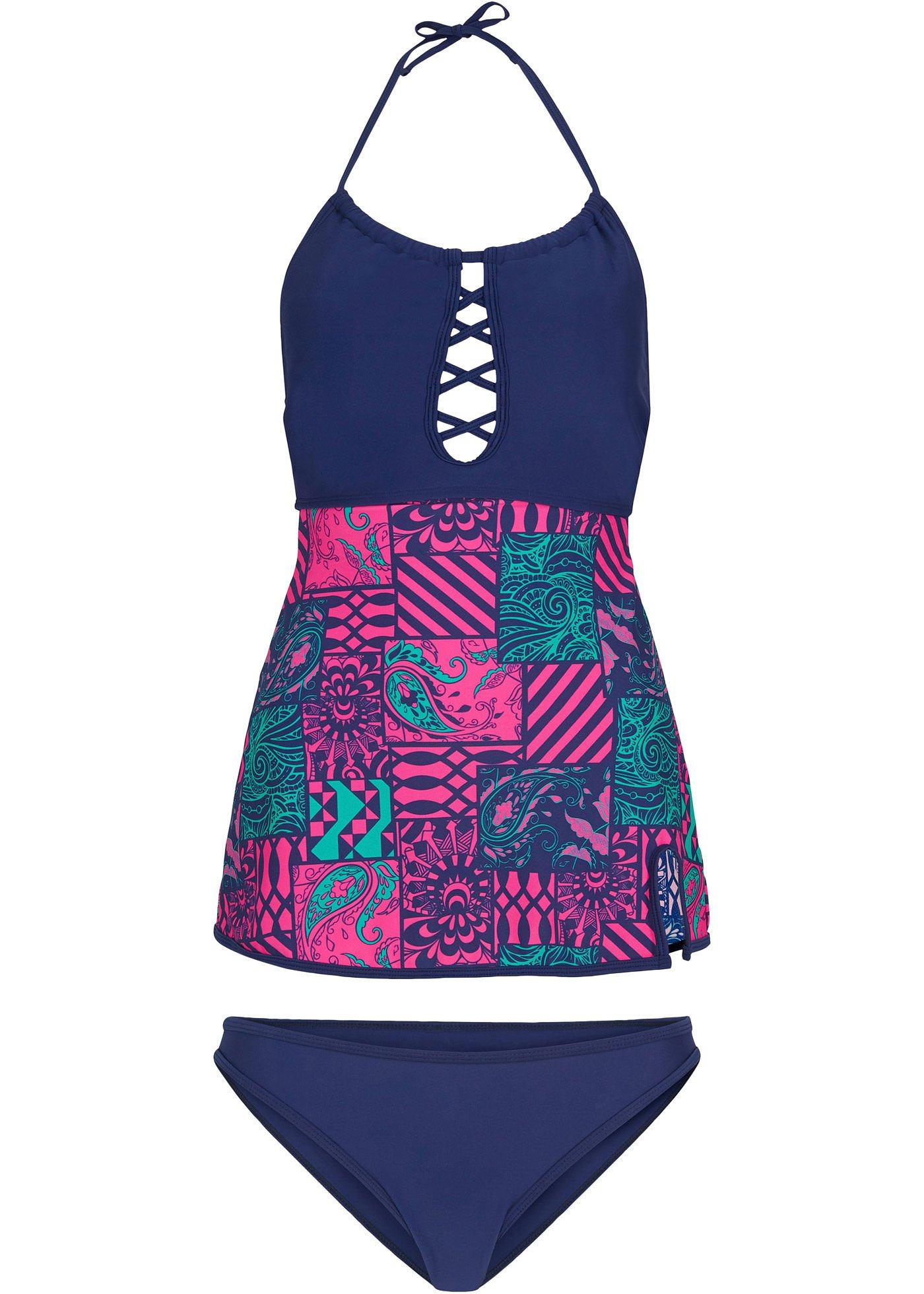 Tankini long durable (Ens. 2 pces.)