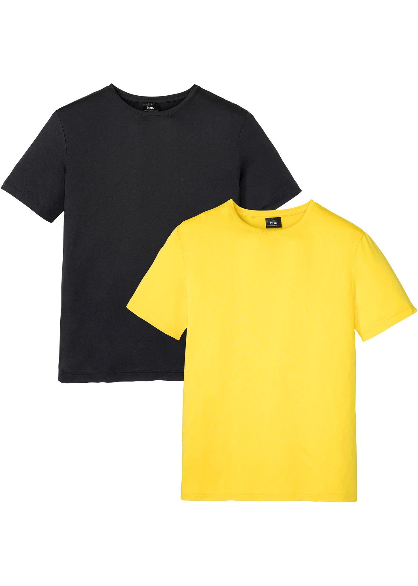 Lot de 2 T-shirts de sport, manches courtes