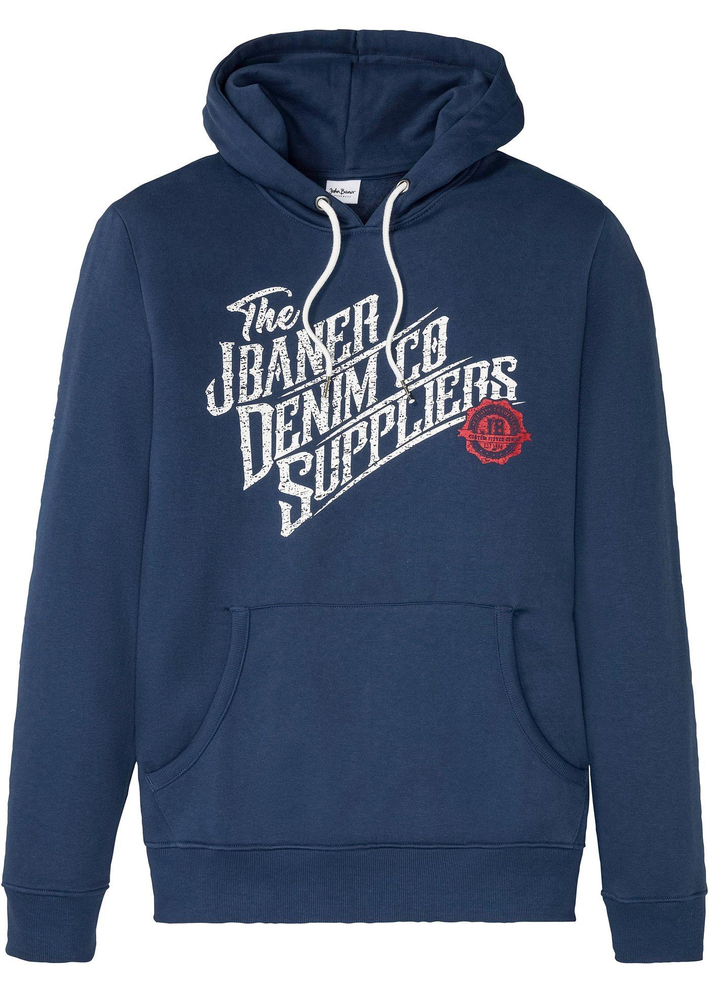 Sweat-shirt à capuche avec polyester recyclé