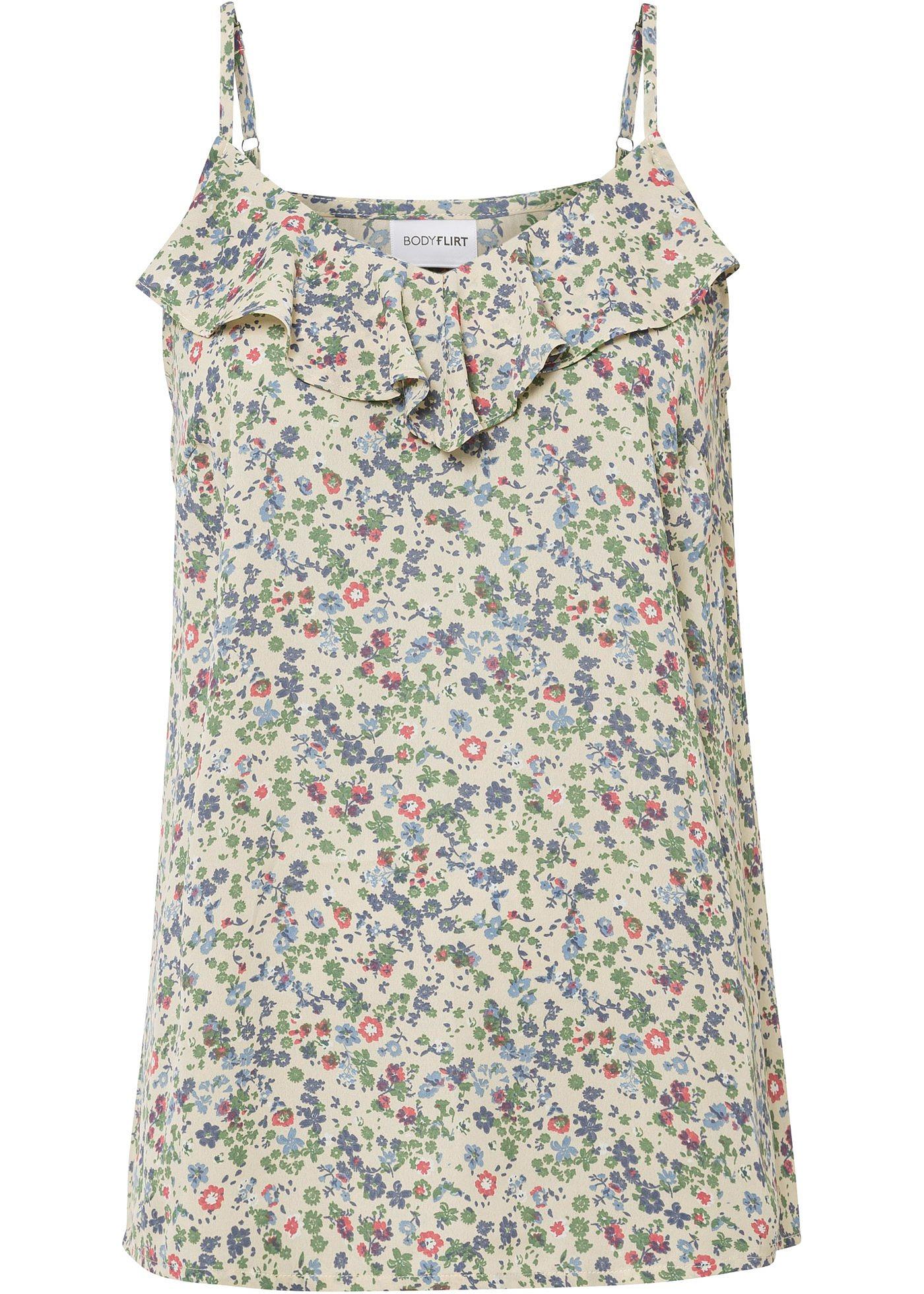 Top blouse en polyester recyclé