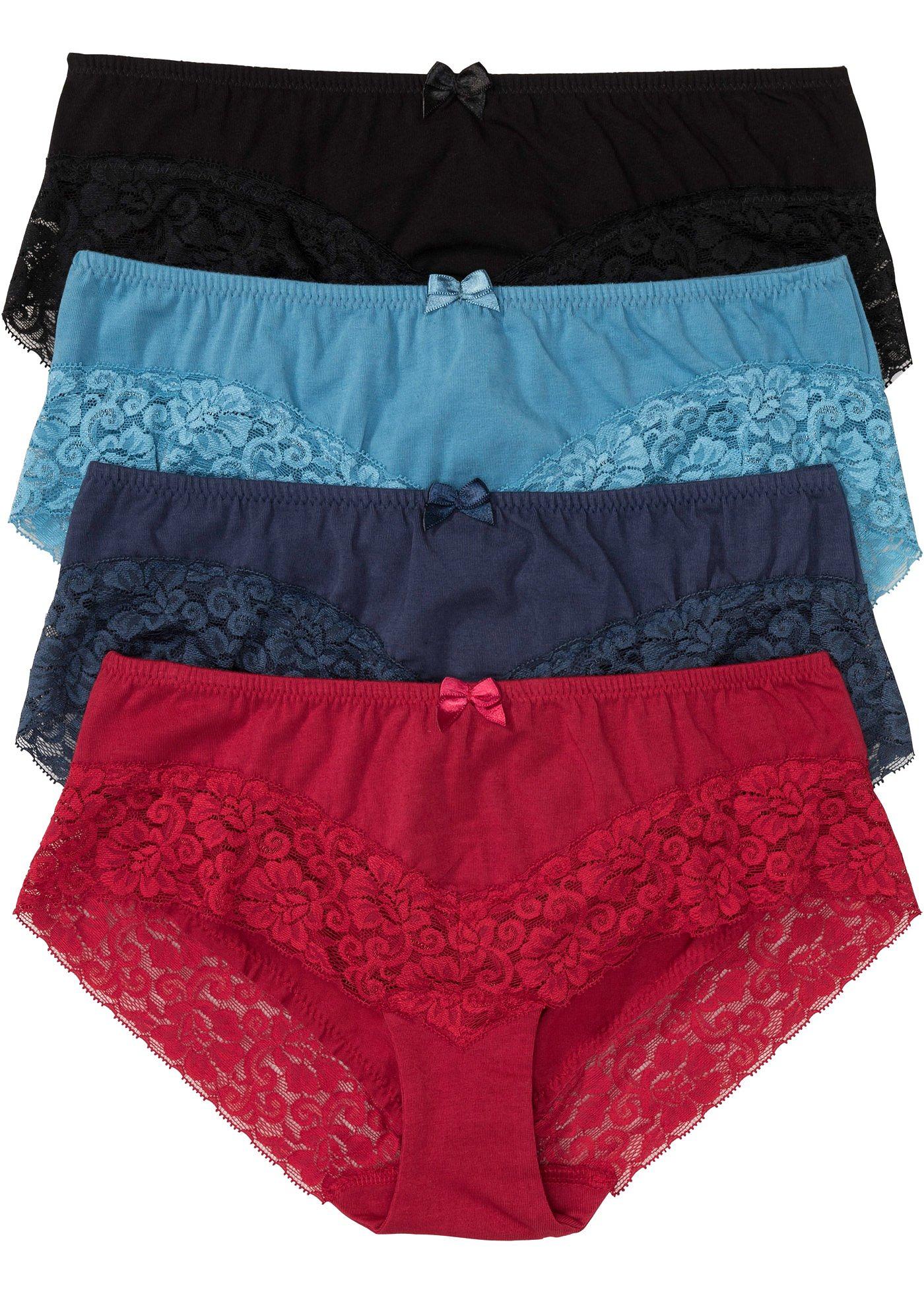 Lot de 4 culottes à dentelle