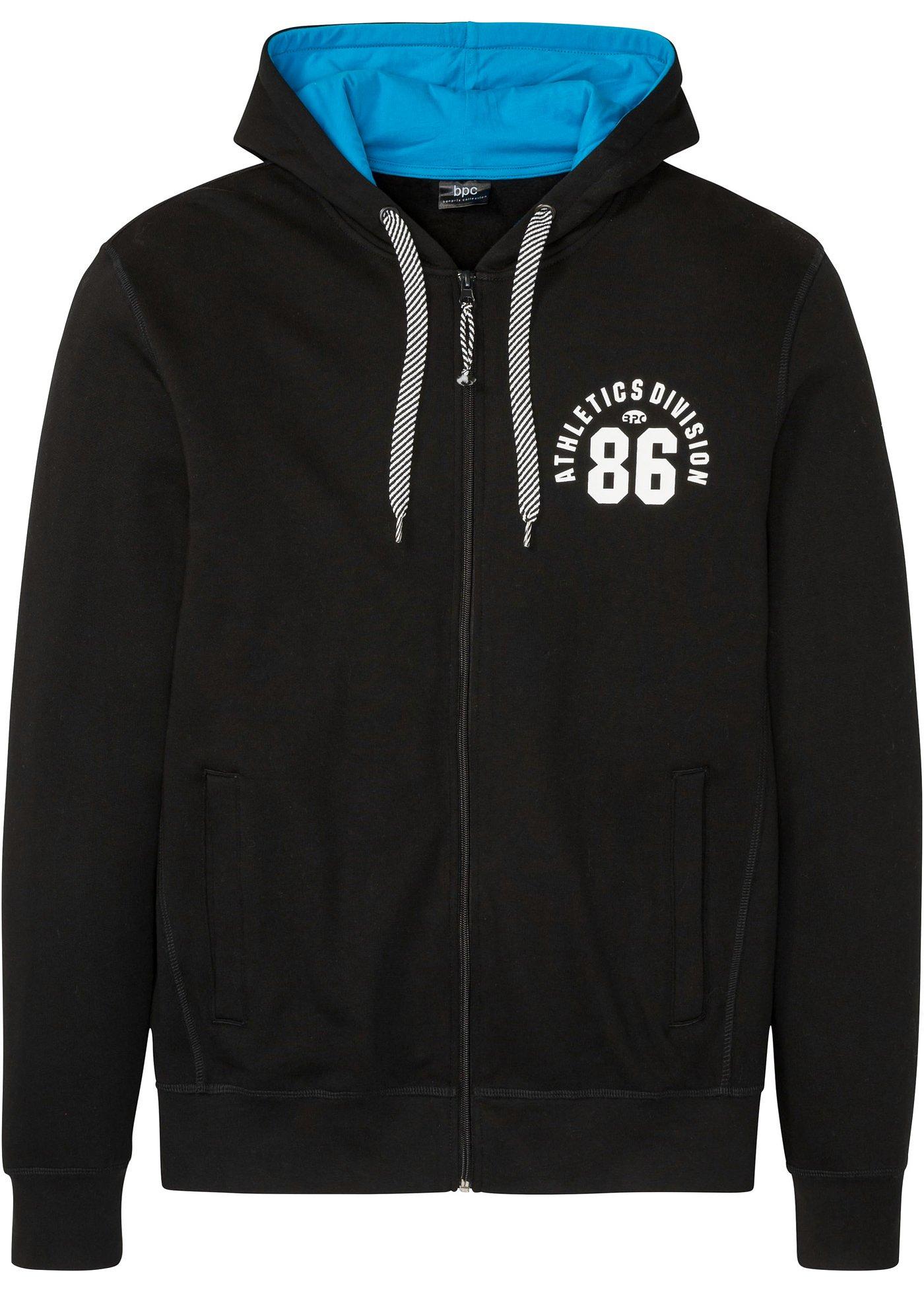 Gilet sweat à capuche en coton bio