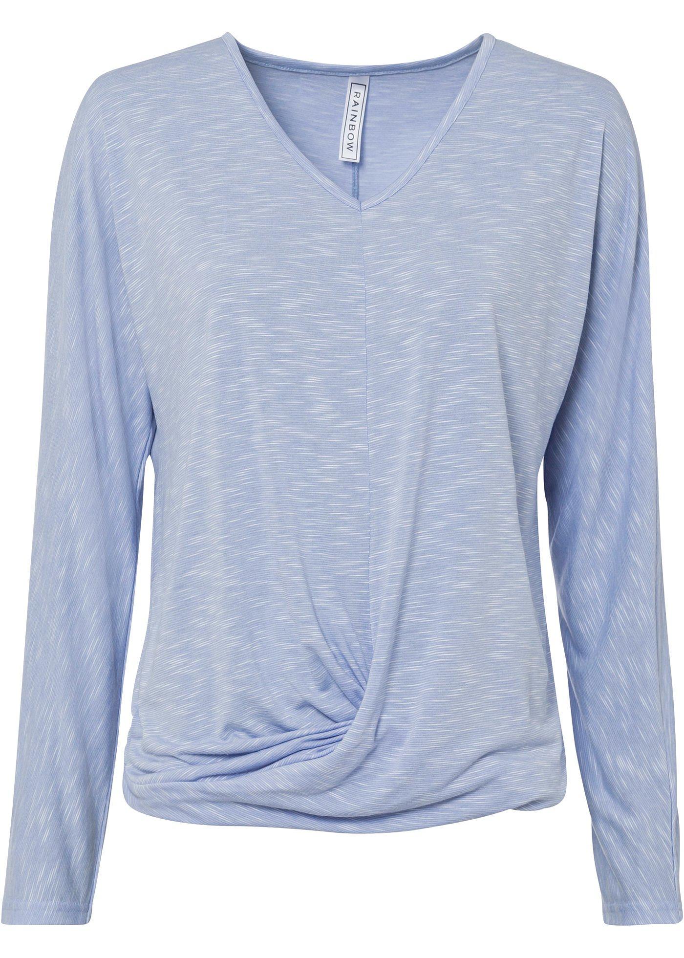 T-shirt manches longues avec détail nœud