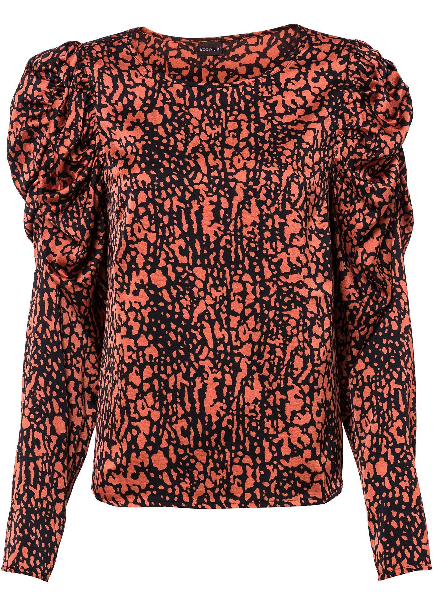 Blouse imprimée en satin