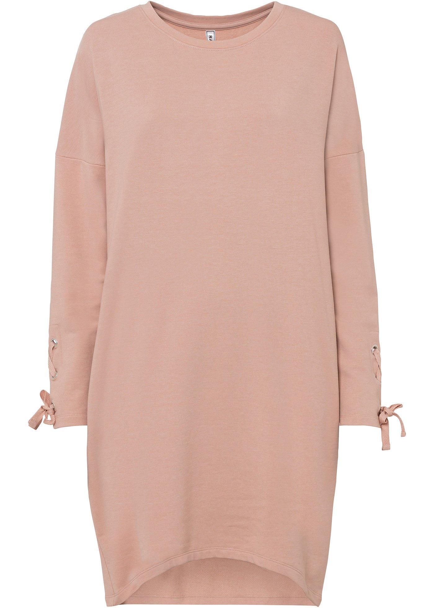 Robe sweat avec laçages