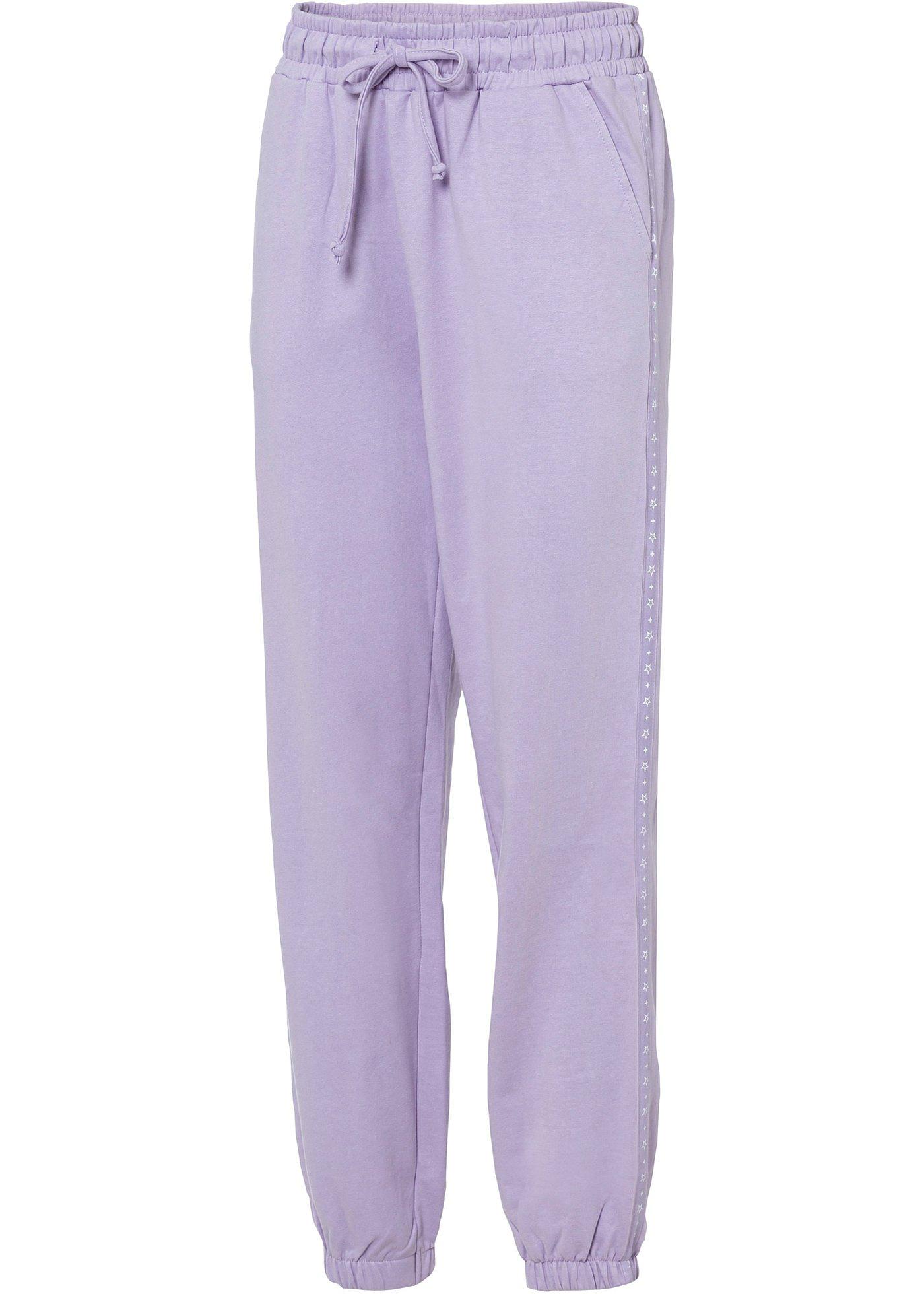 Pantalon sweat avec empiècement latéral