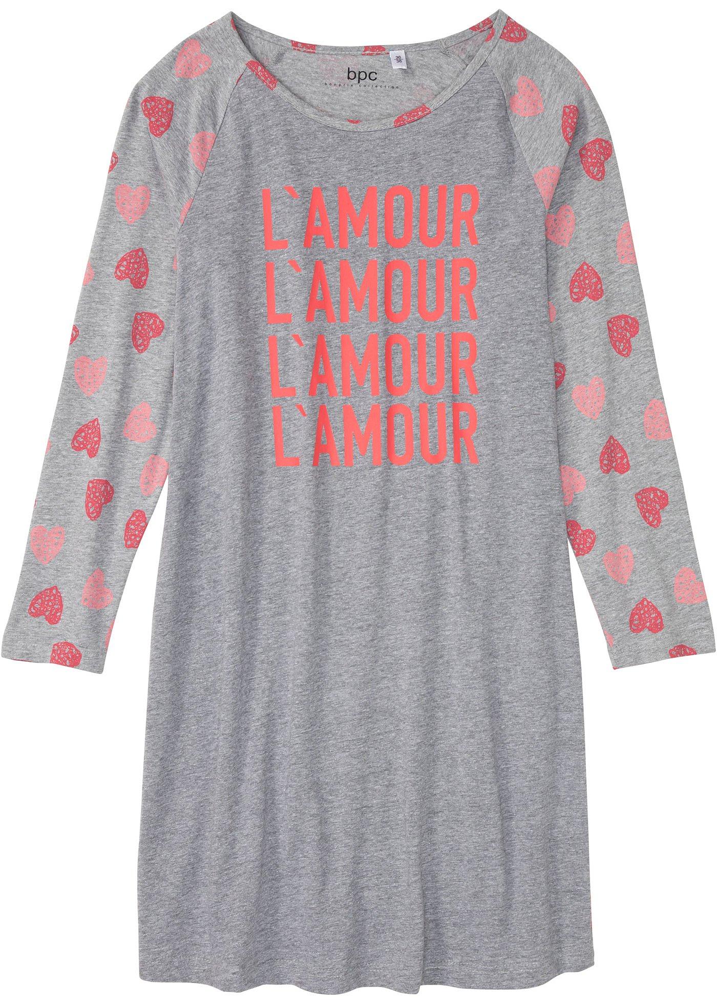 Chemise de nuit à manches raglan