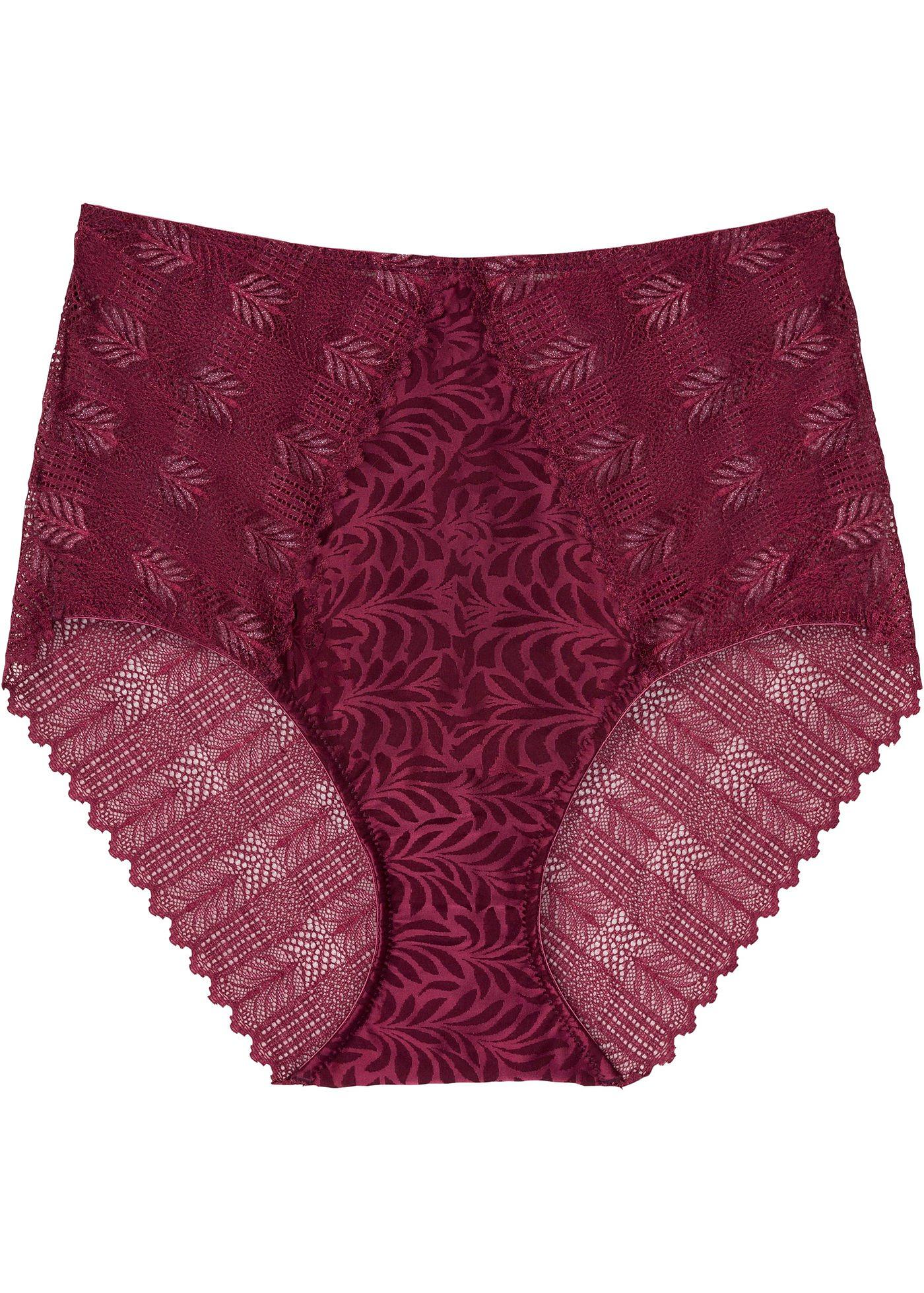 Slip taille haute avec matière originale