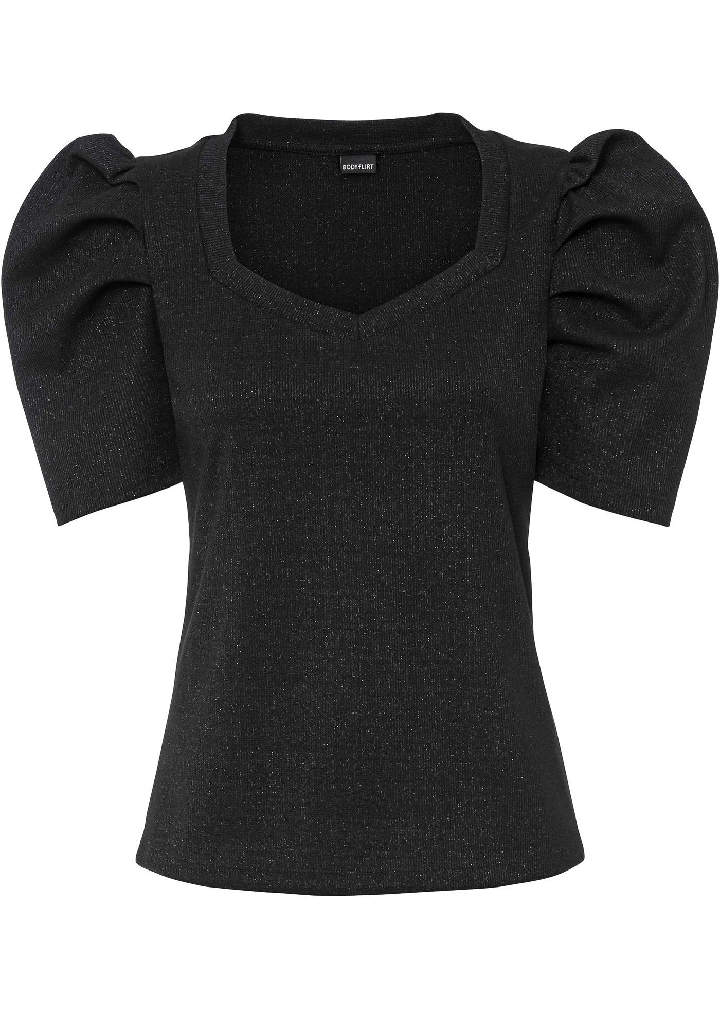 T-shirt à manches bouffantes