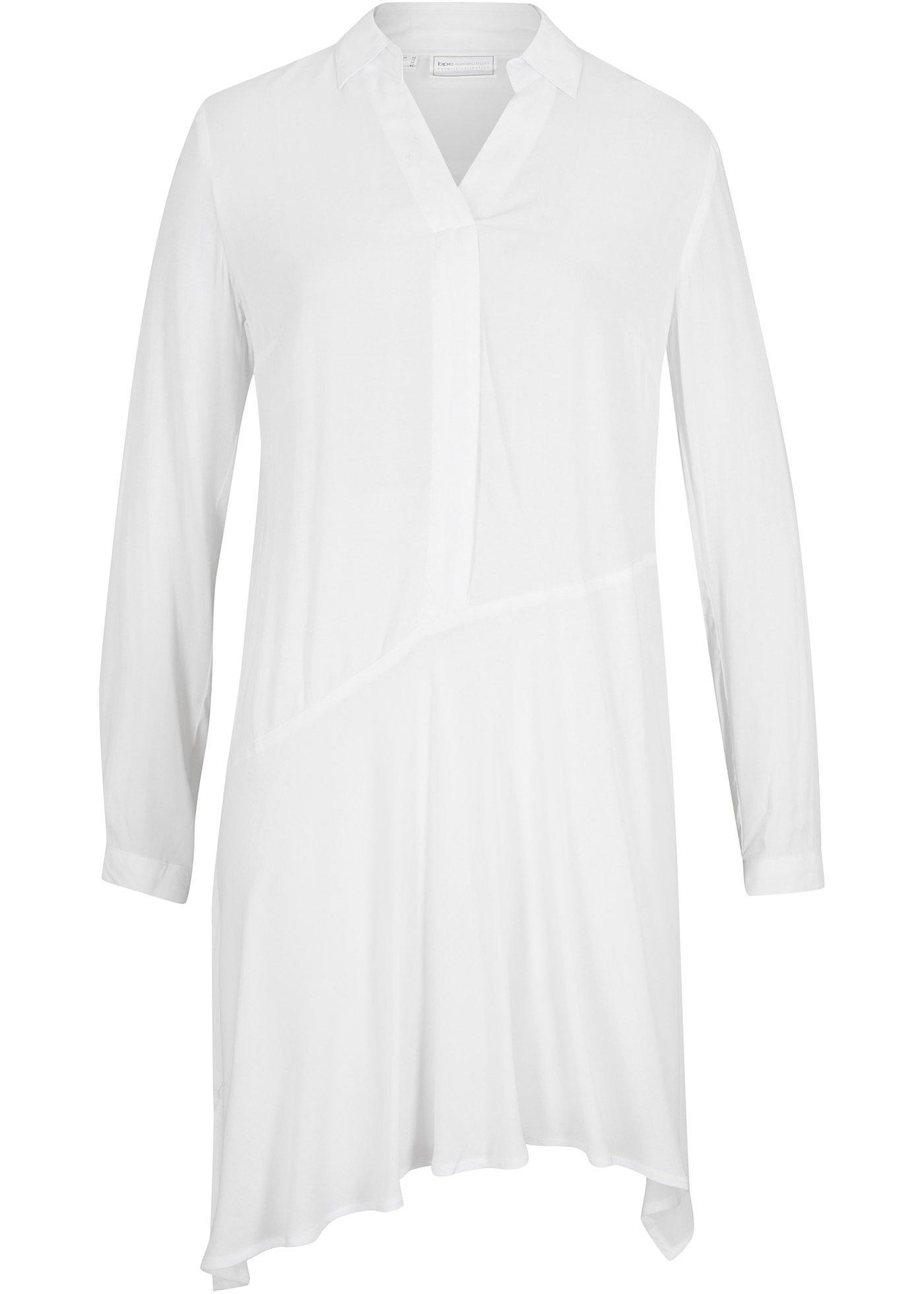 Tunique-blouse à pans en viscose durable