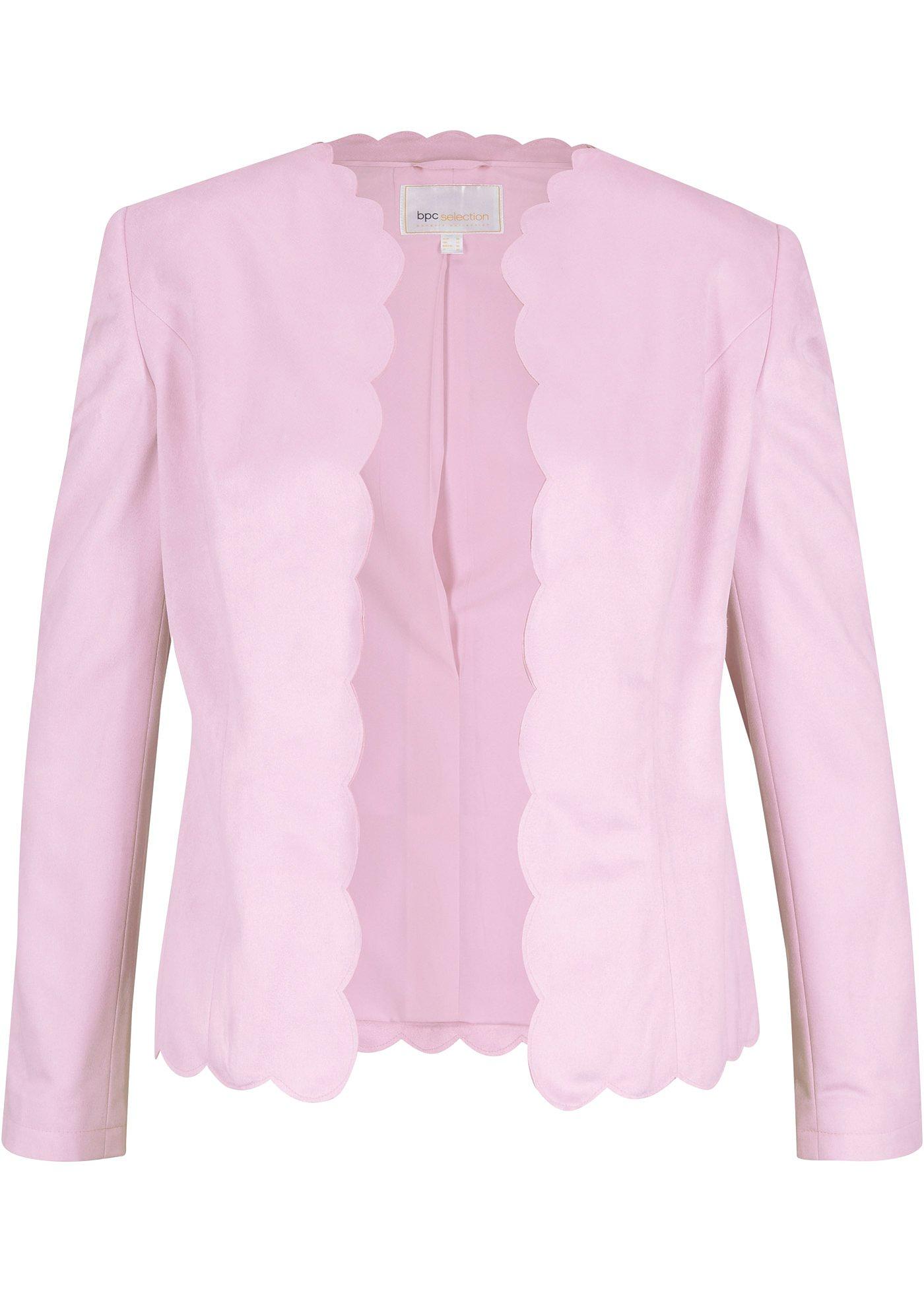 Blazer court en synthétique imitation cuir