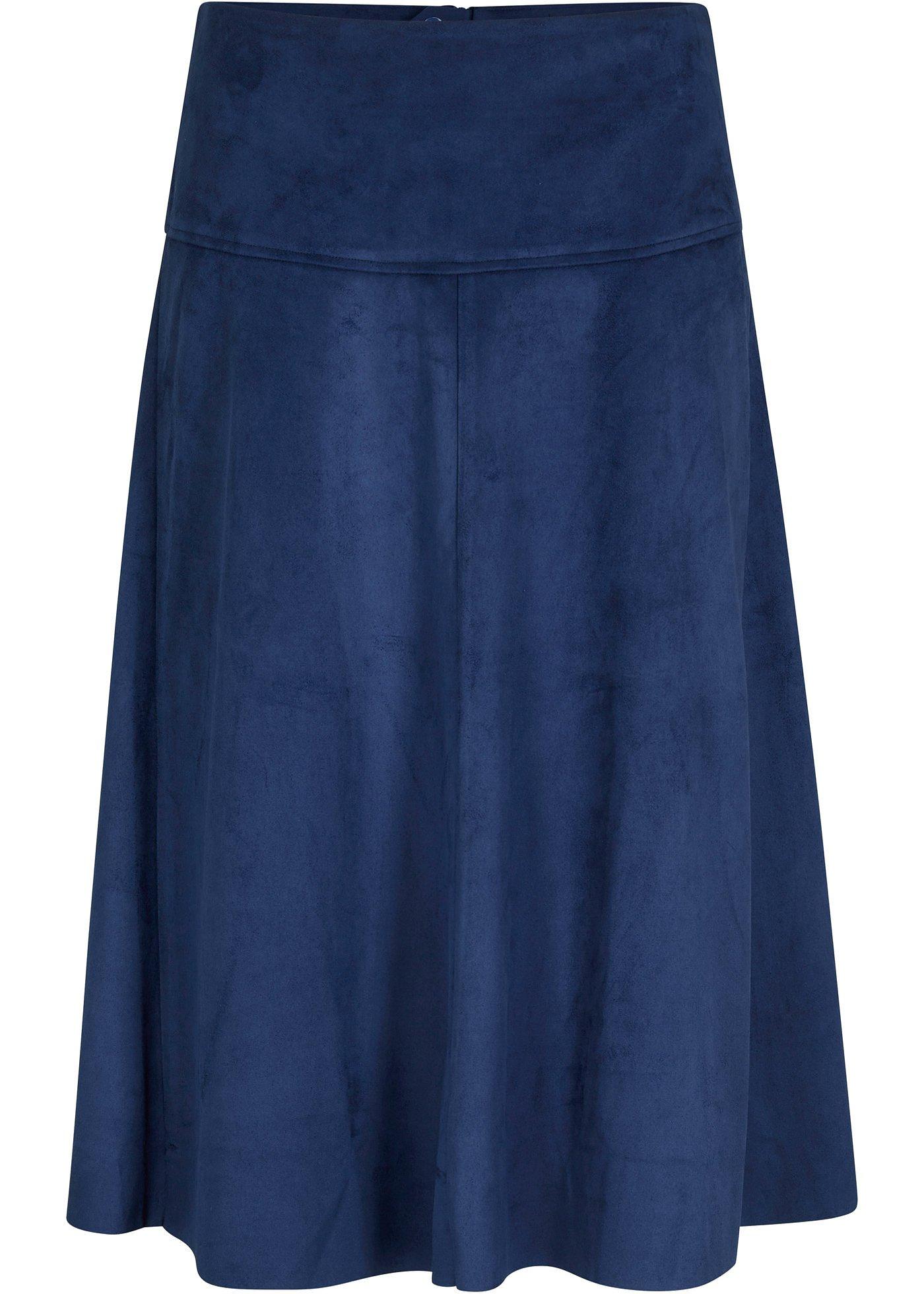 Jupe en synthétique imitation velours