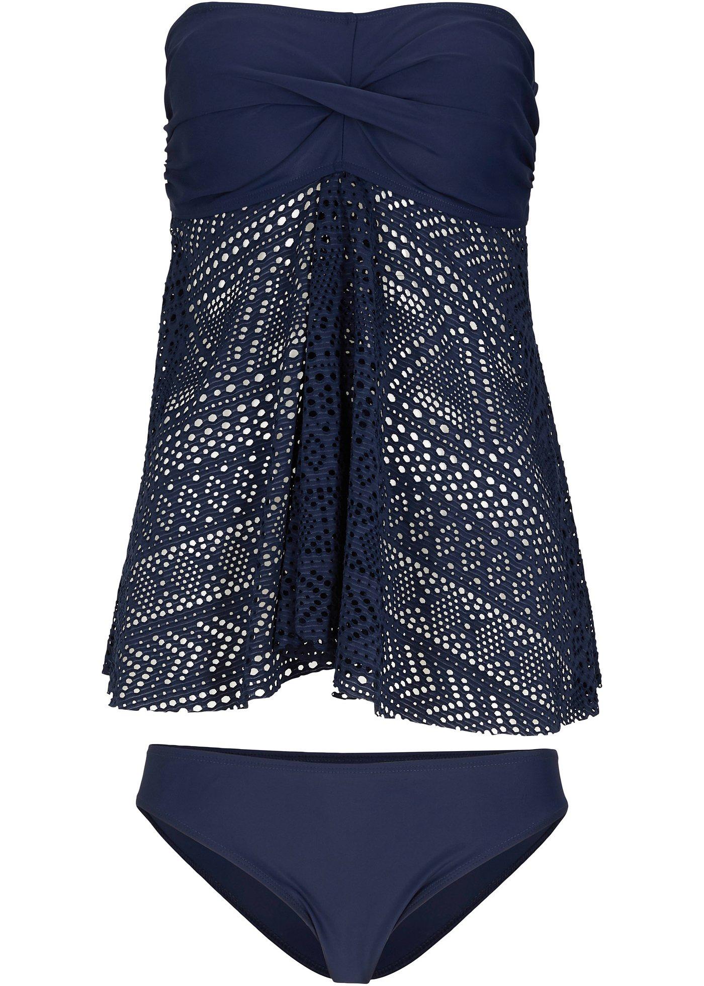 Tankini bandeau long (Ens. 2 pces.)