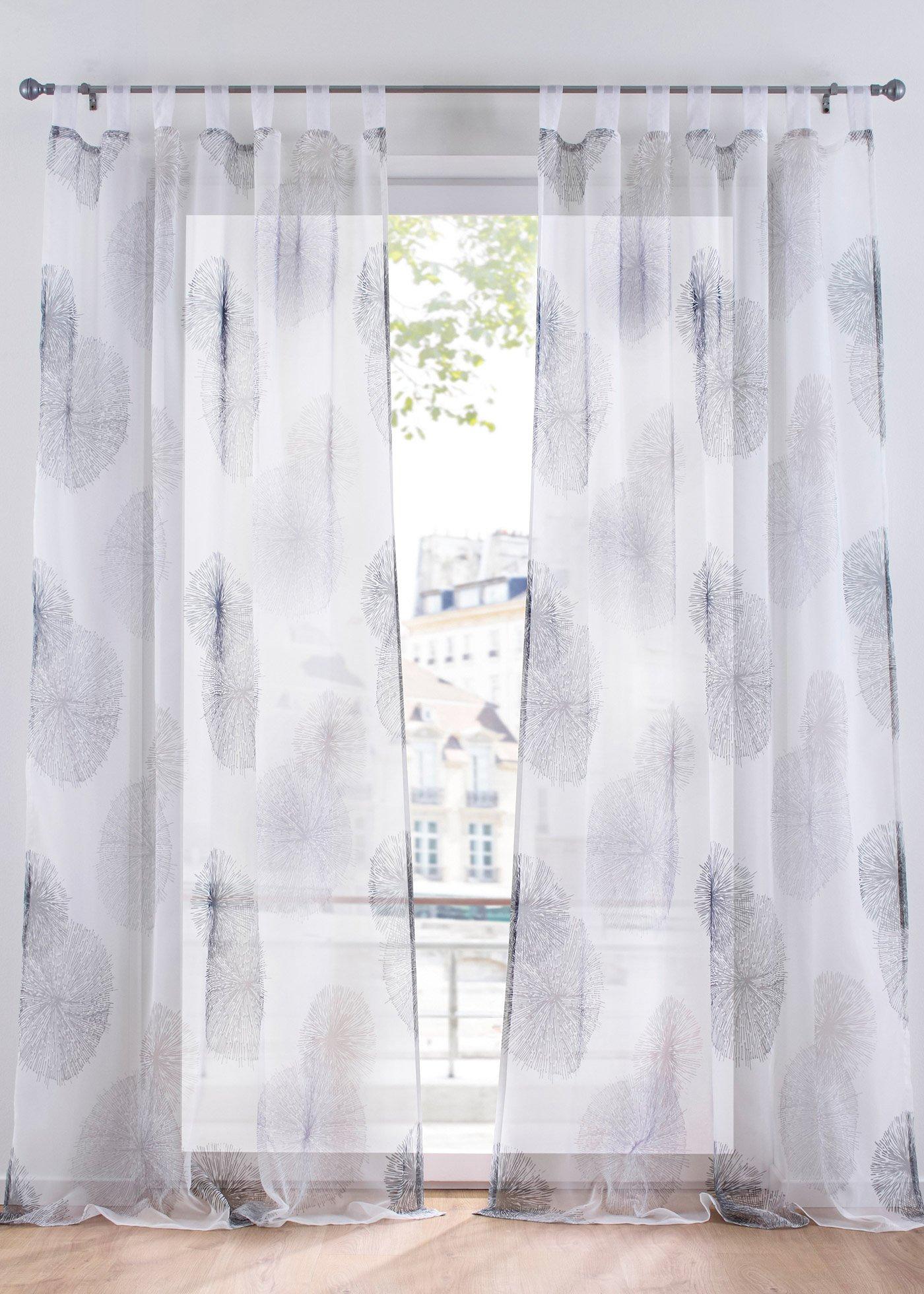 Voilage à imprimé (1 pce.)