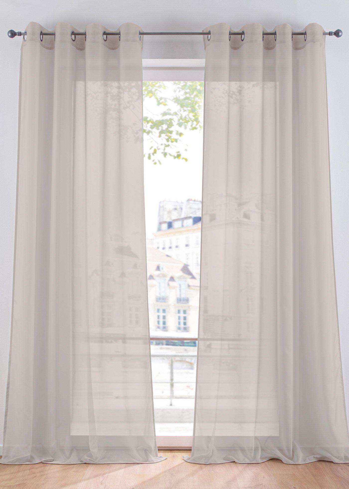 Voilage uni (1 pce.)