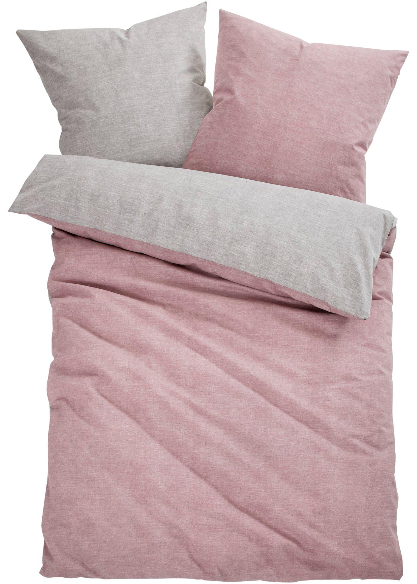 Parure de lit réversible structure lin