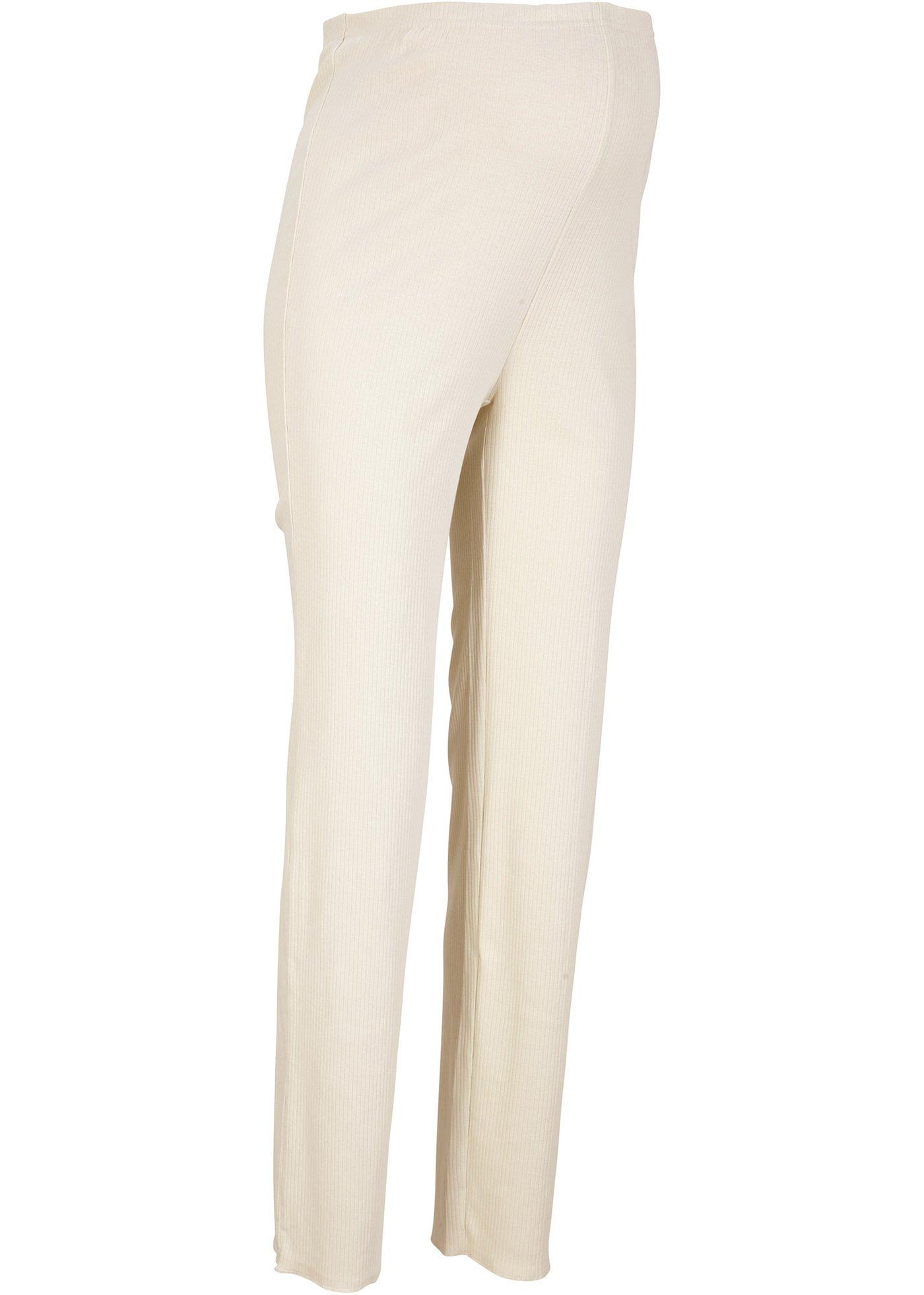 Pantalon de grossesse côtelé à jambes larges
