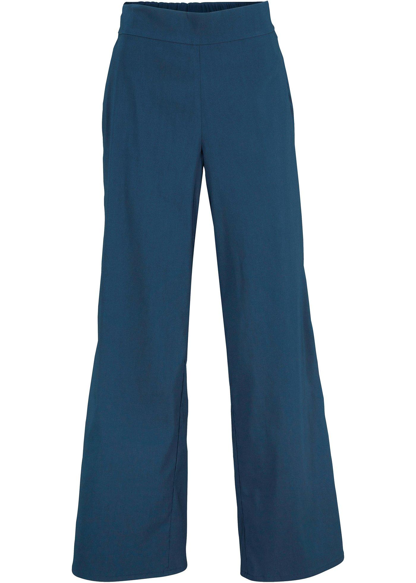 Pantalon Marlène en bengaline, Wide Leg