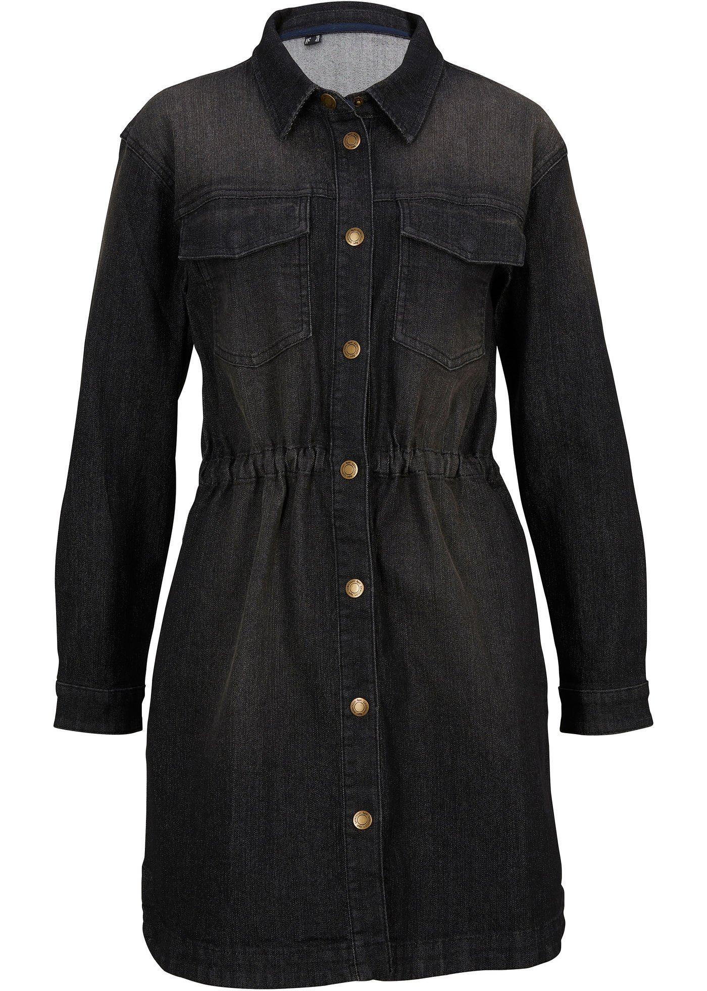 Veste en jean longue