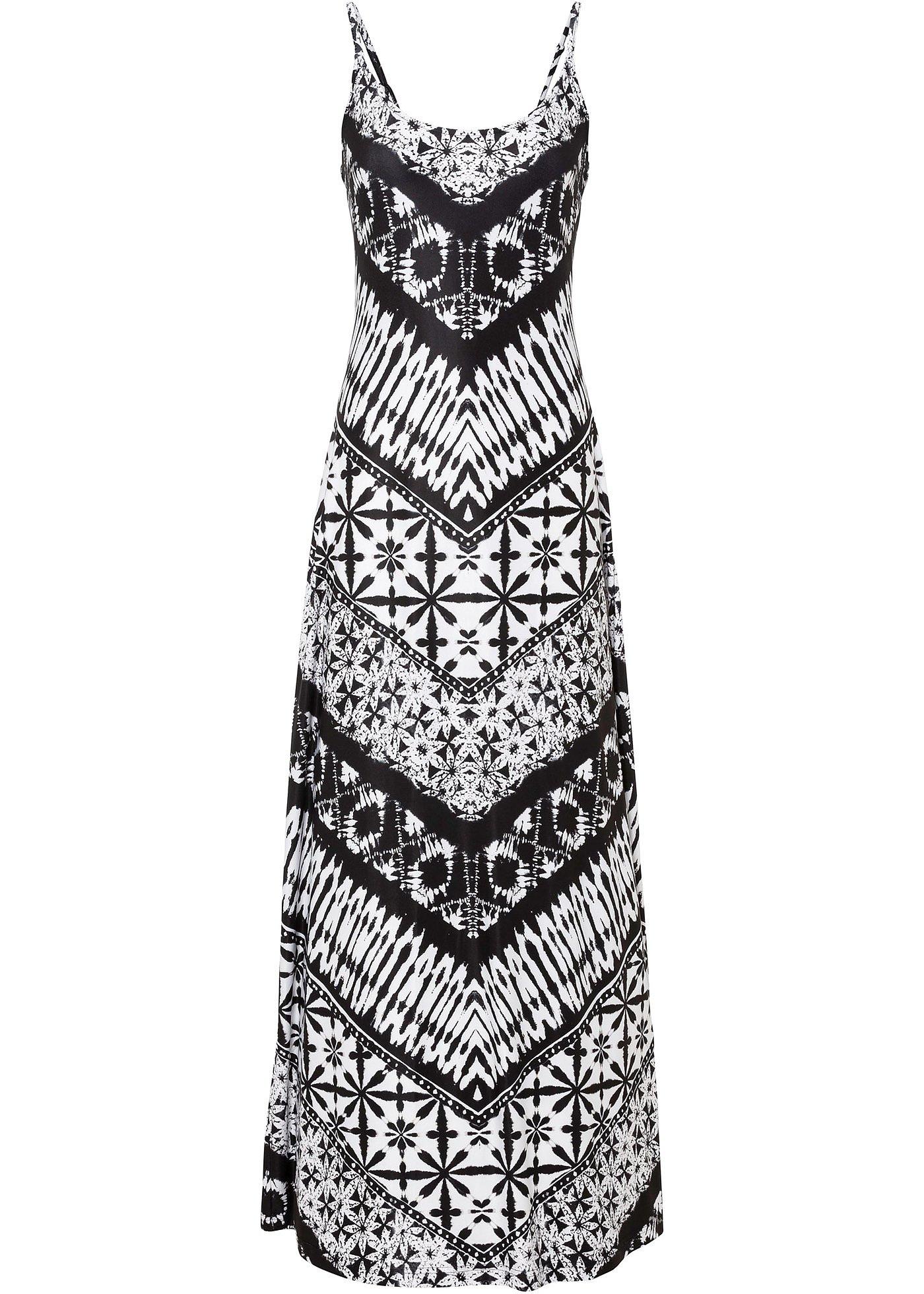 Robe longue imprimée