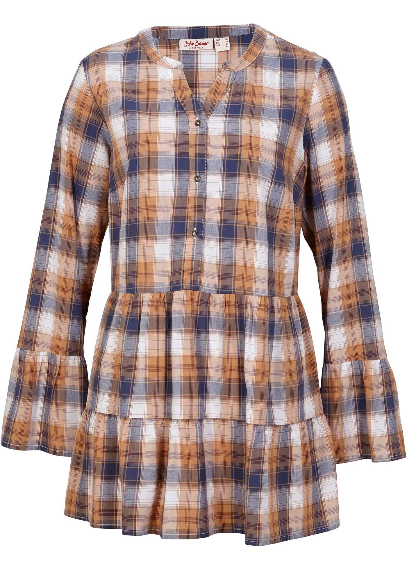 Chemisier long en viscose durable