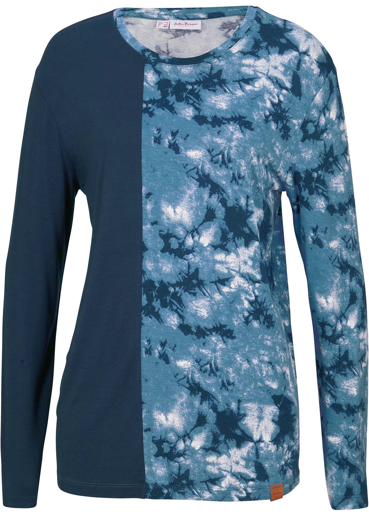 T-shirt à manches longues avec batik