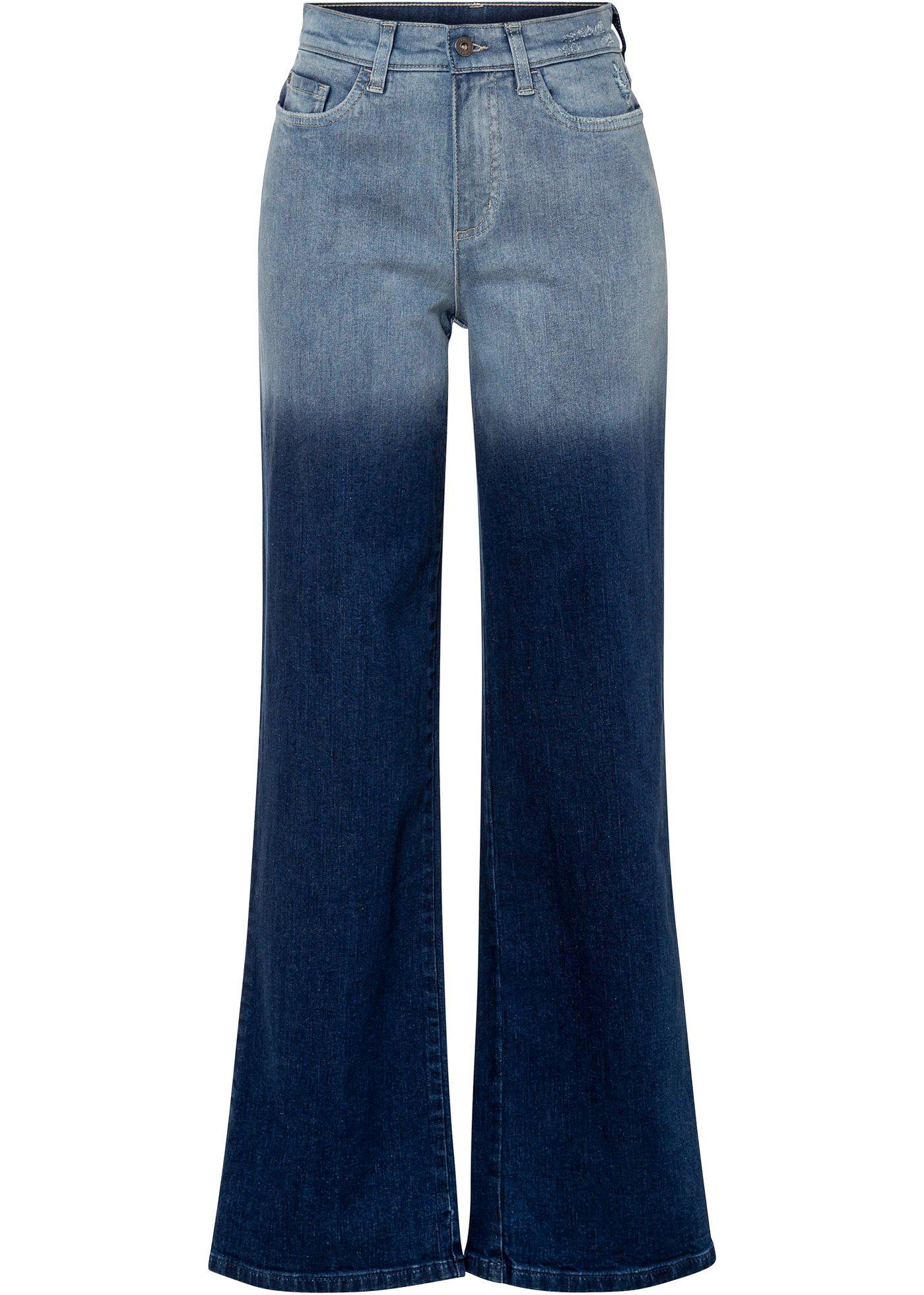 Jean à jambes larges