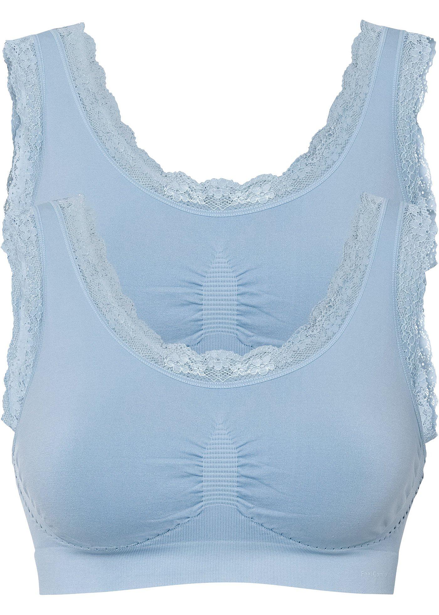 Lot de 2 brassières sans coutures Feel Comfort
