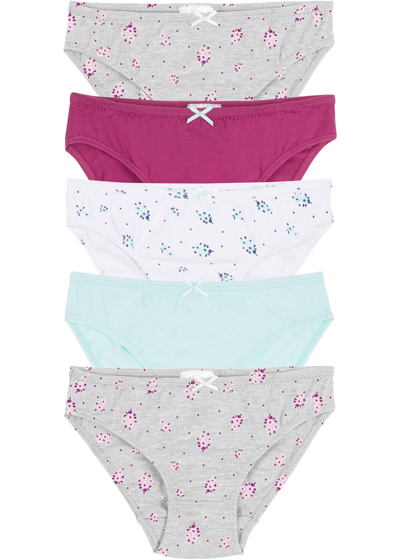 Lot de 5 slips fille