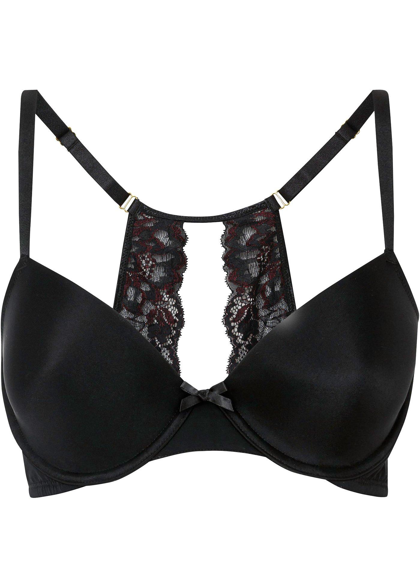 Soutien-gorge à coques avec armatures et dos nageur