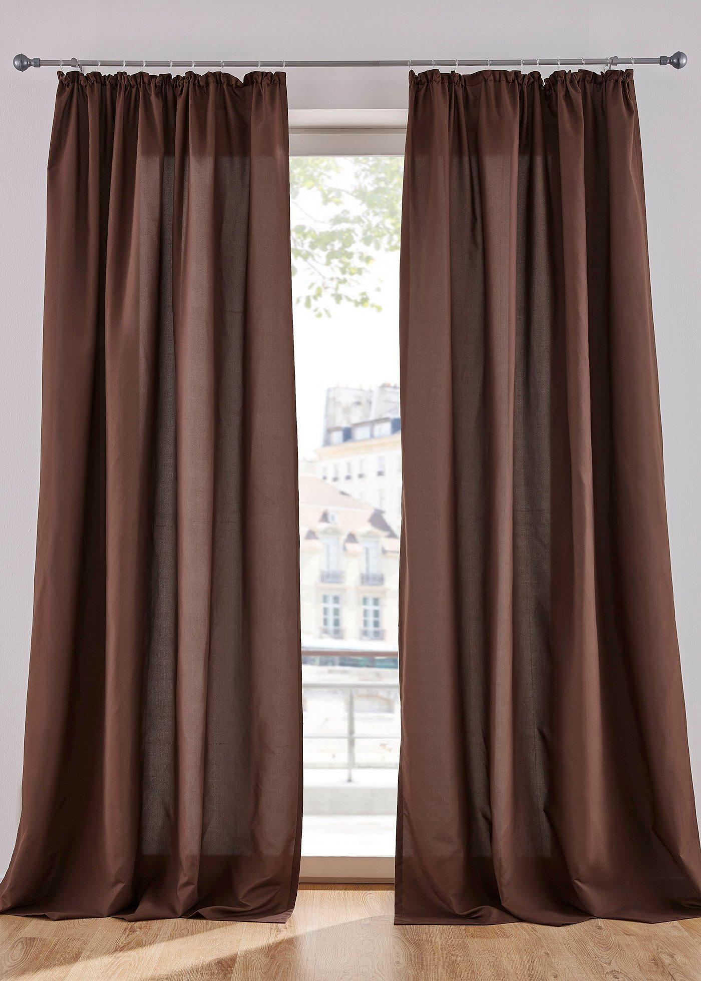 Lot de 2 panneaux en microfibre unis