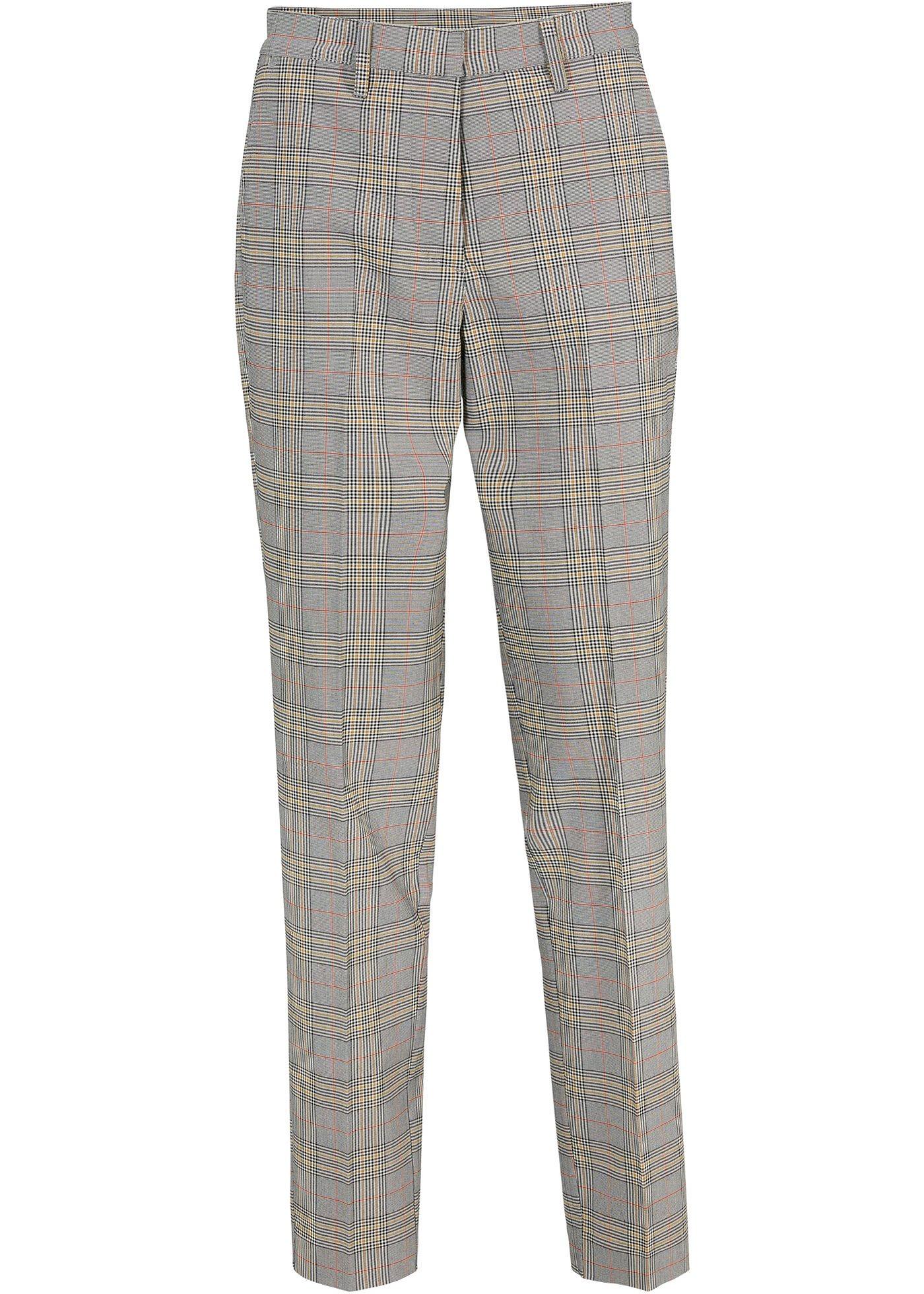 Pantalon cigarette en bengaline, coupe décontractée