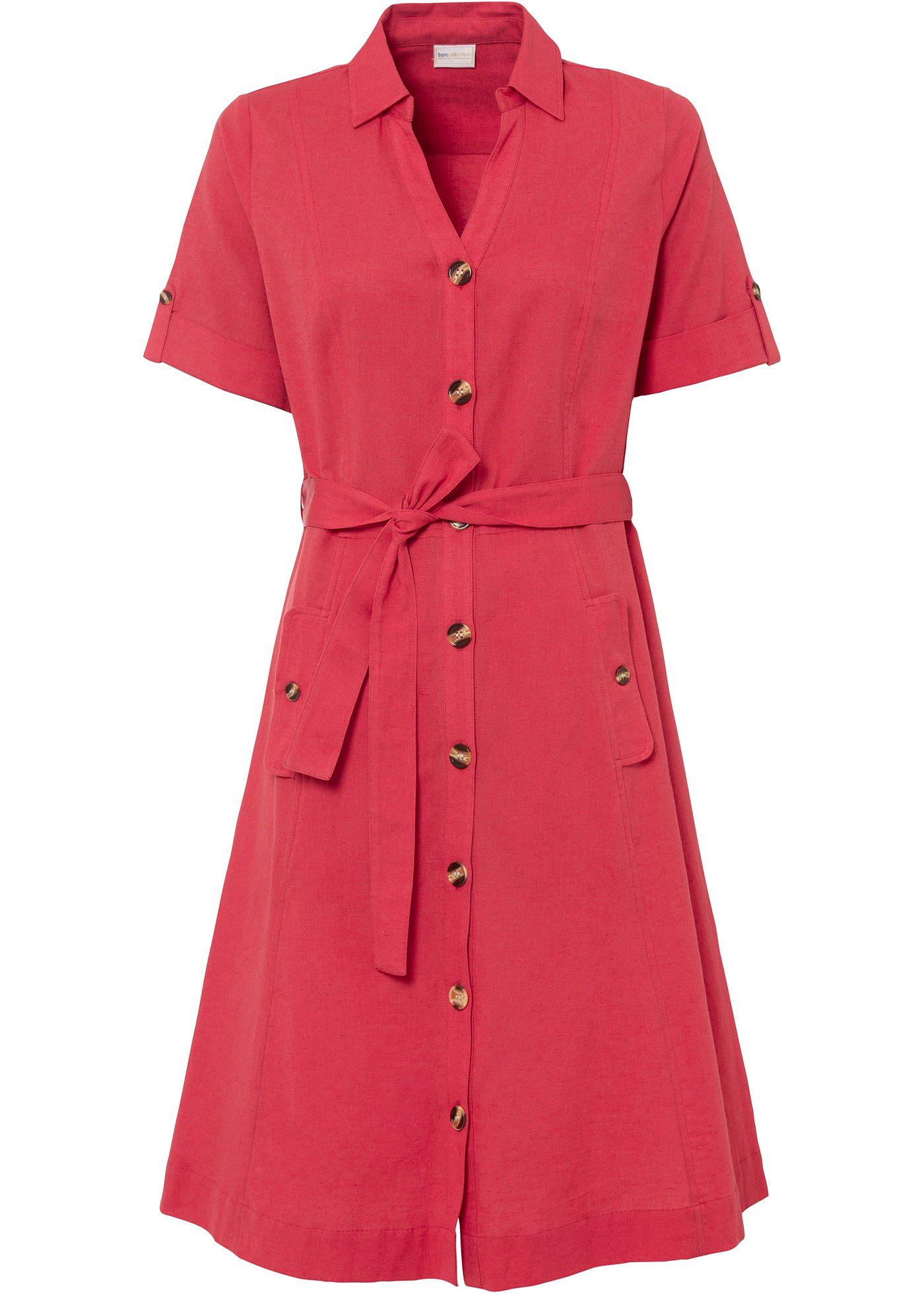 Robe-chemise avec ceinture