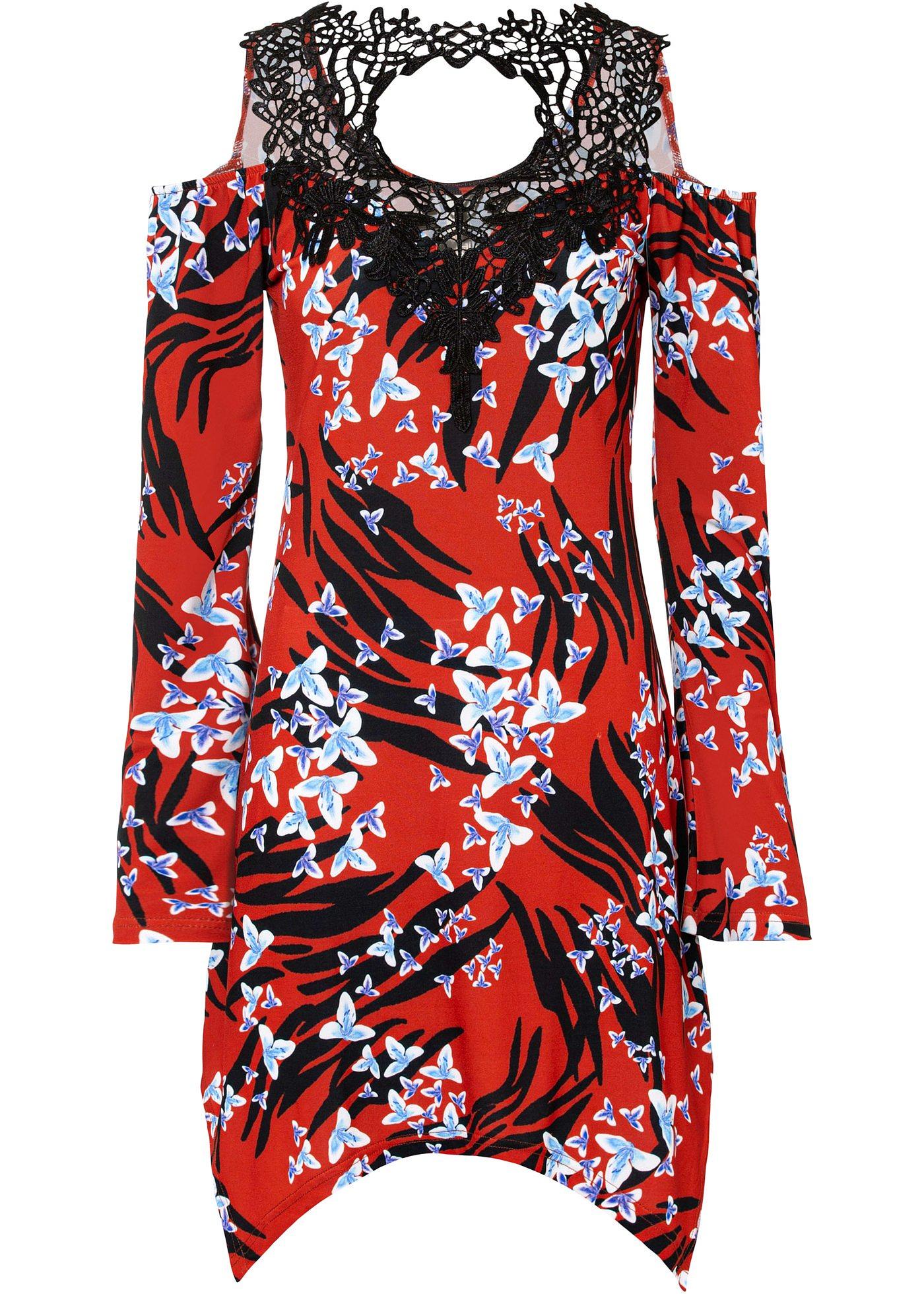 Robe à épaules dénudées