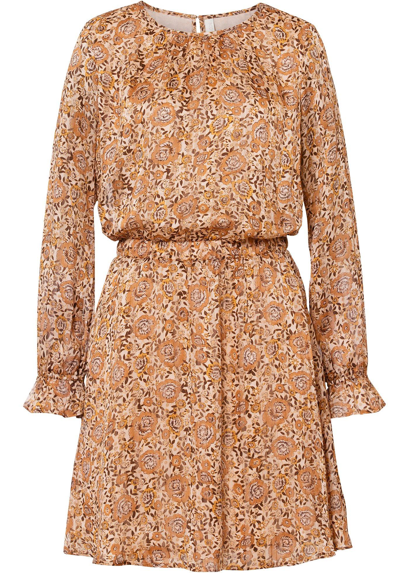 Robe à manches volantées