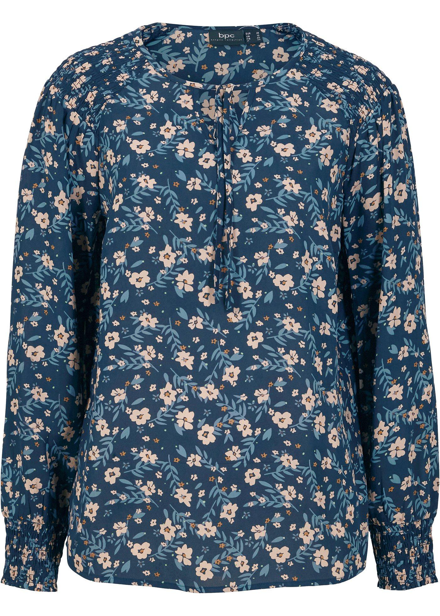 Blouse légère en crêpe de chiffon