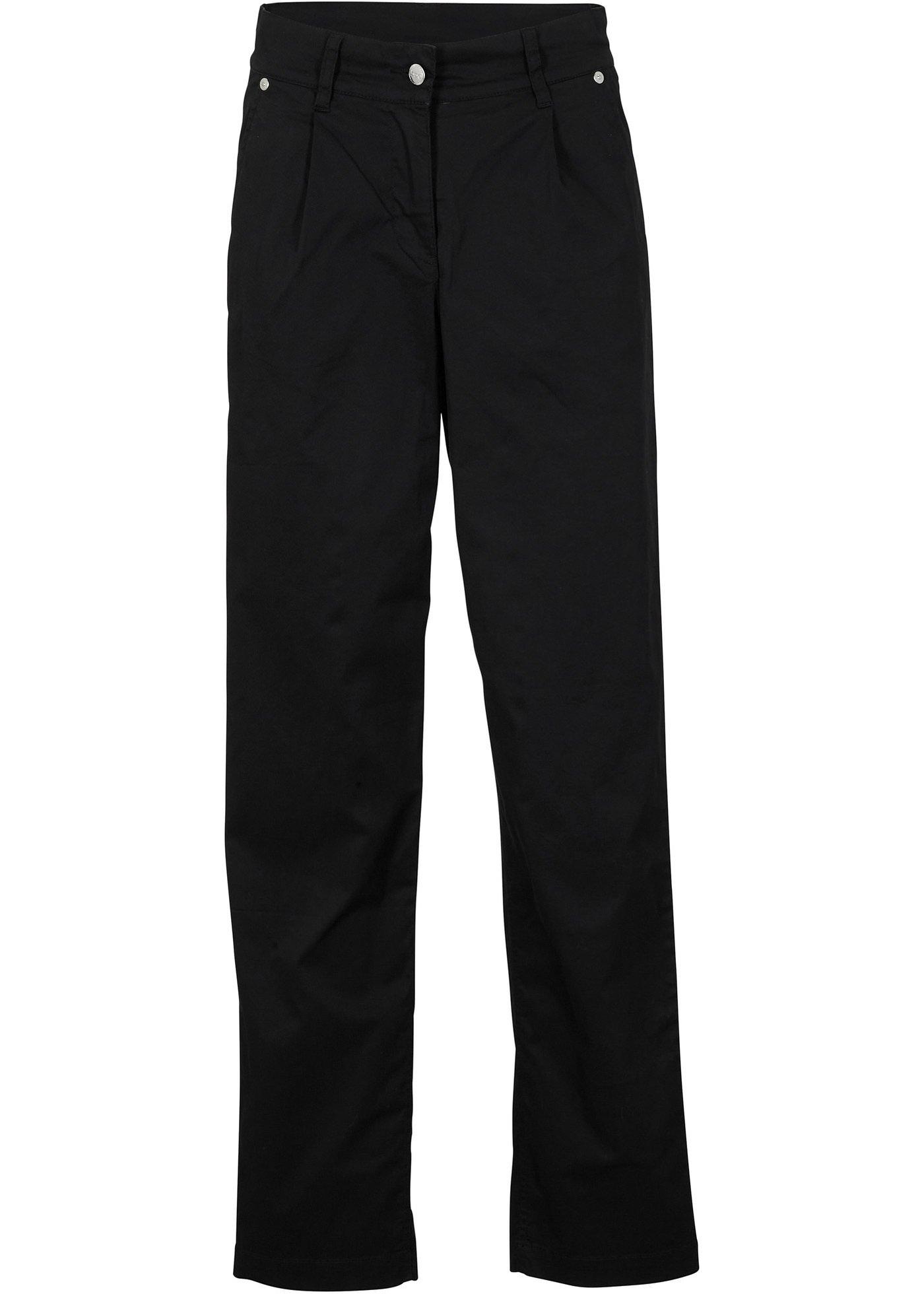 Pantalon coton, coupe décontractée