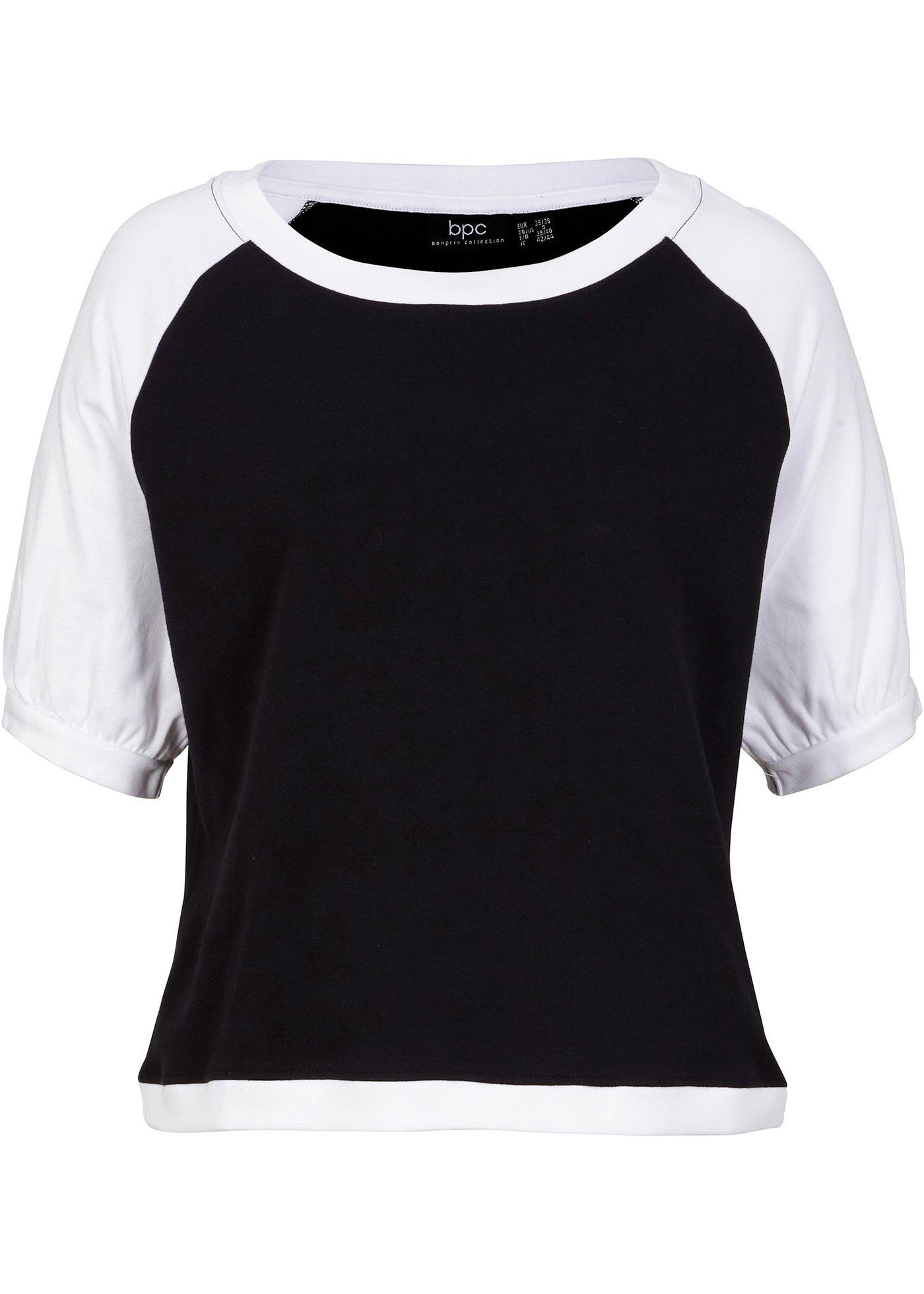 T-shirt à manches légèrement bouffantes