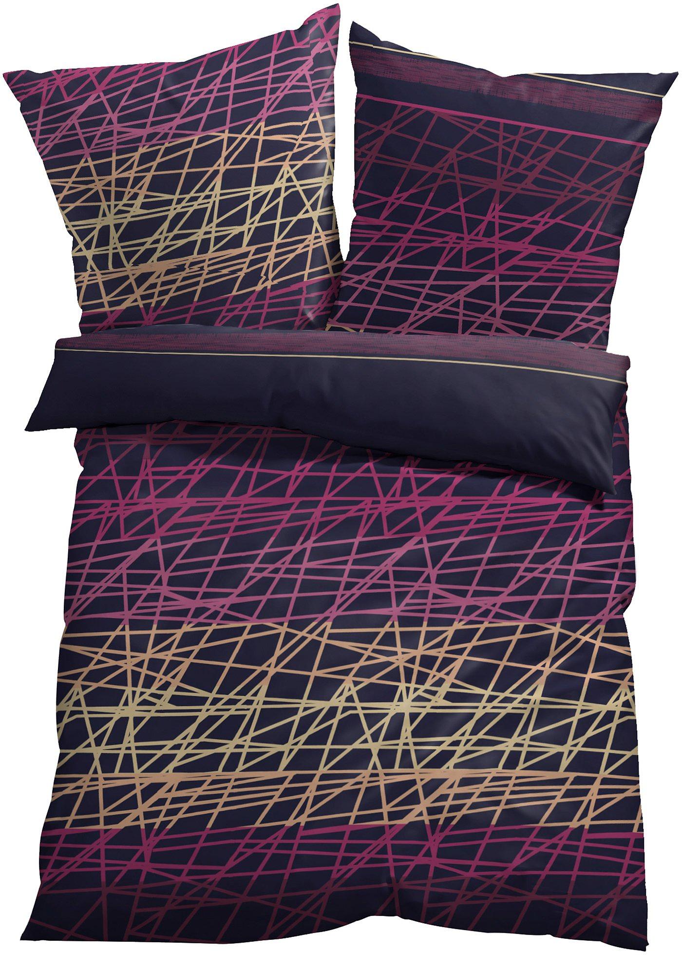 Parure de lit à imprimé graphique