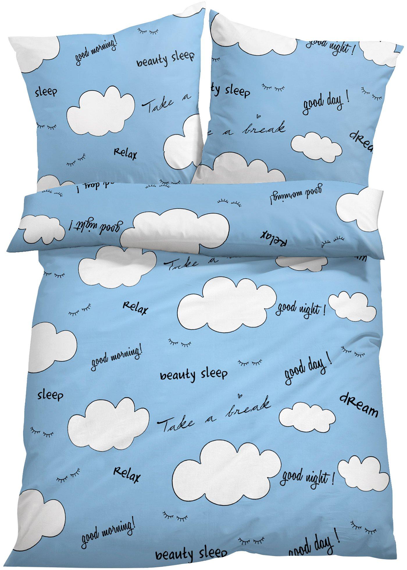 Parure de lit avec messages