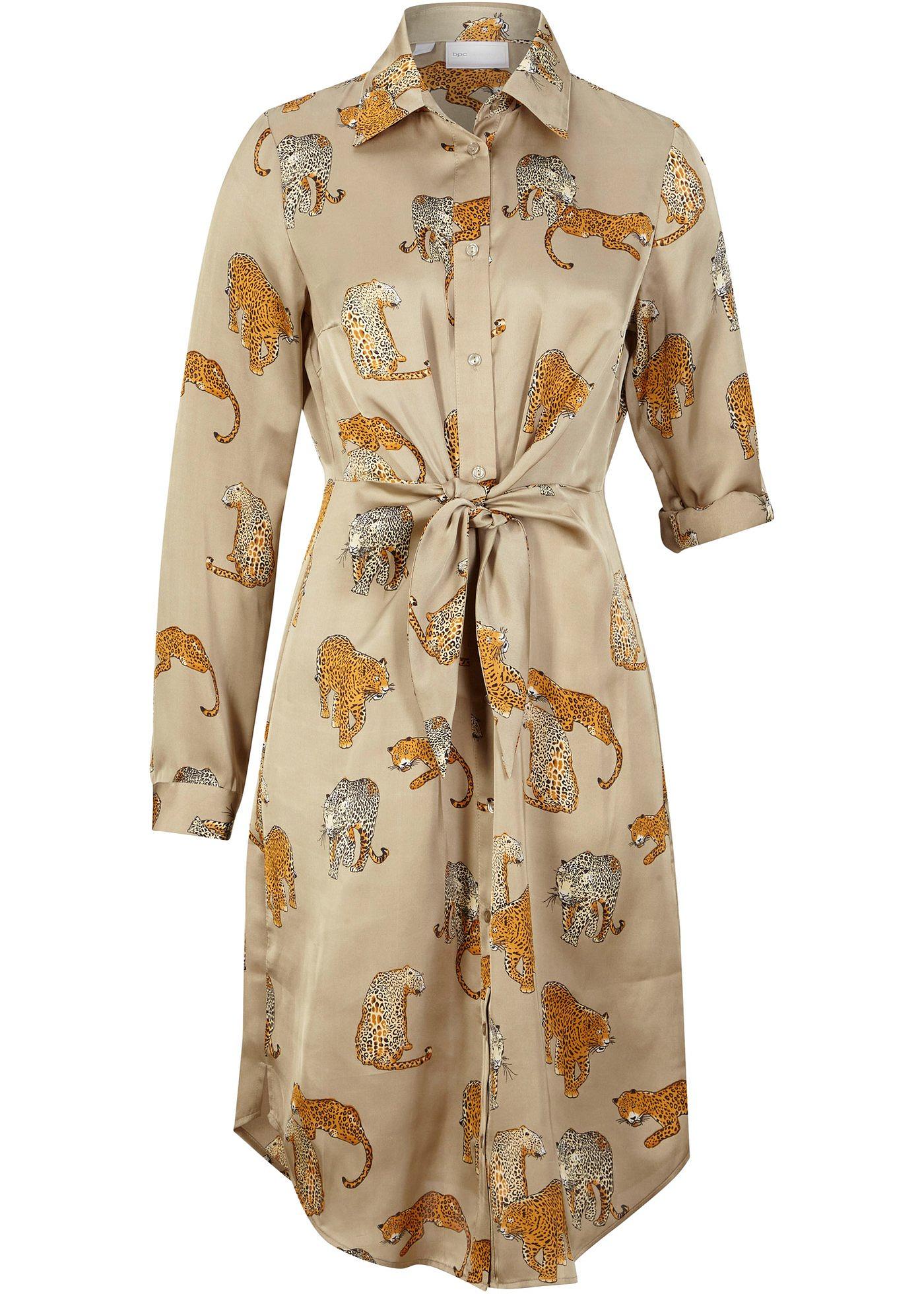 Robe-chemise en satin